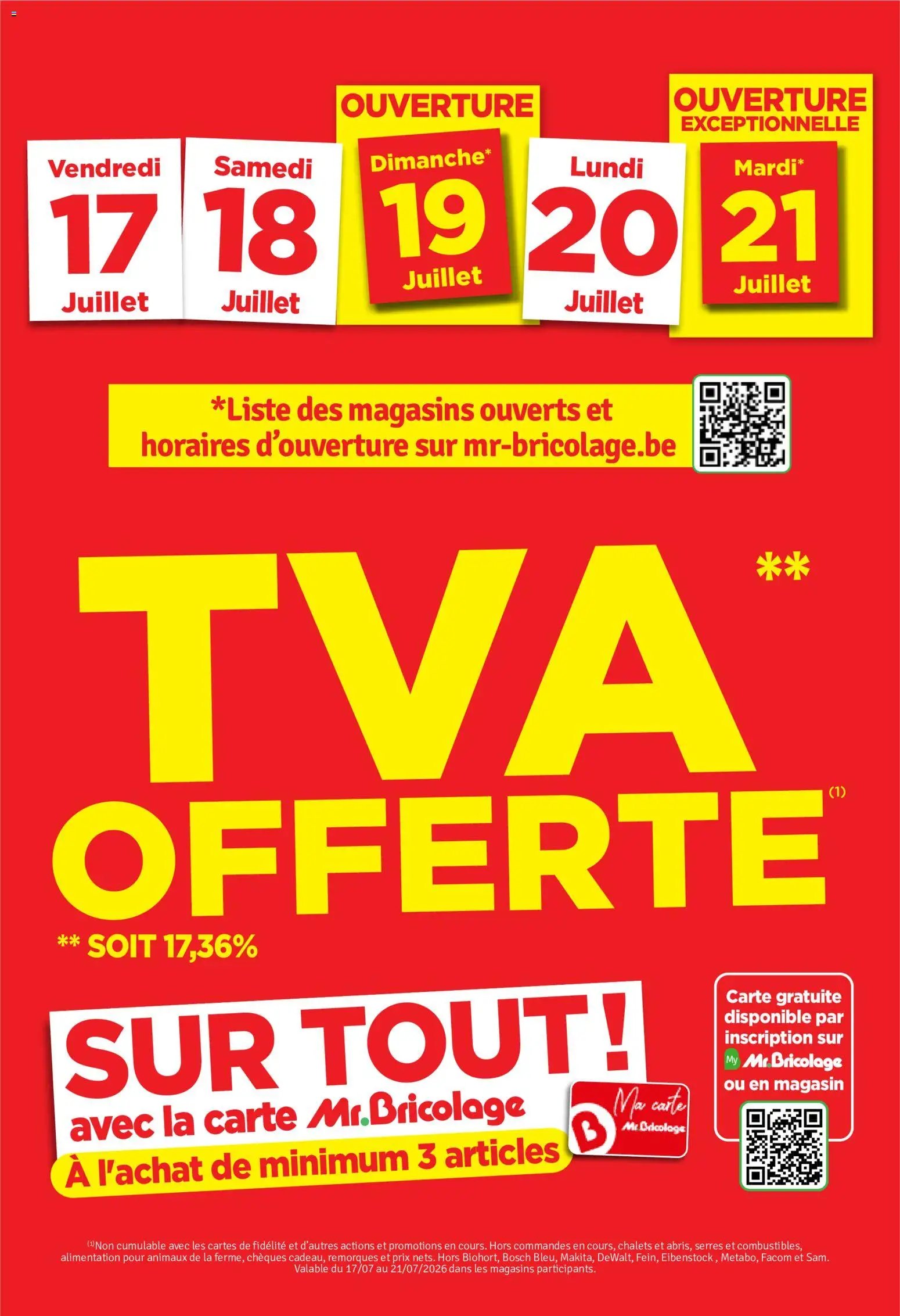 Mr Bricolage folder van 17.07.2026 Mr Bricolage Folder / Publicité