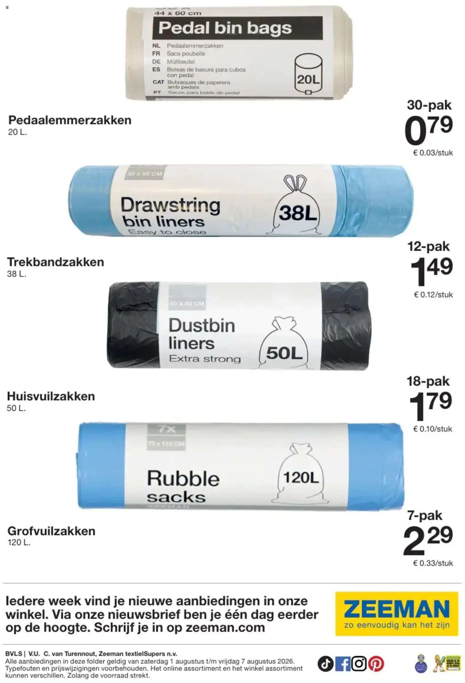 Zeeman folder van 01.08.2026 Zeeman Folder