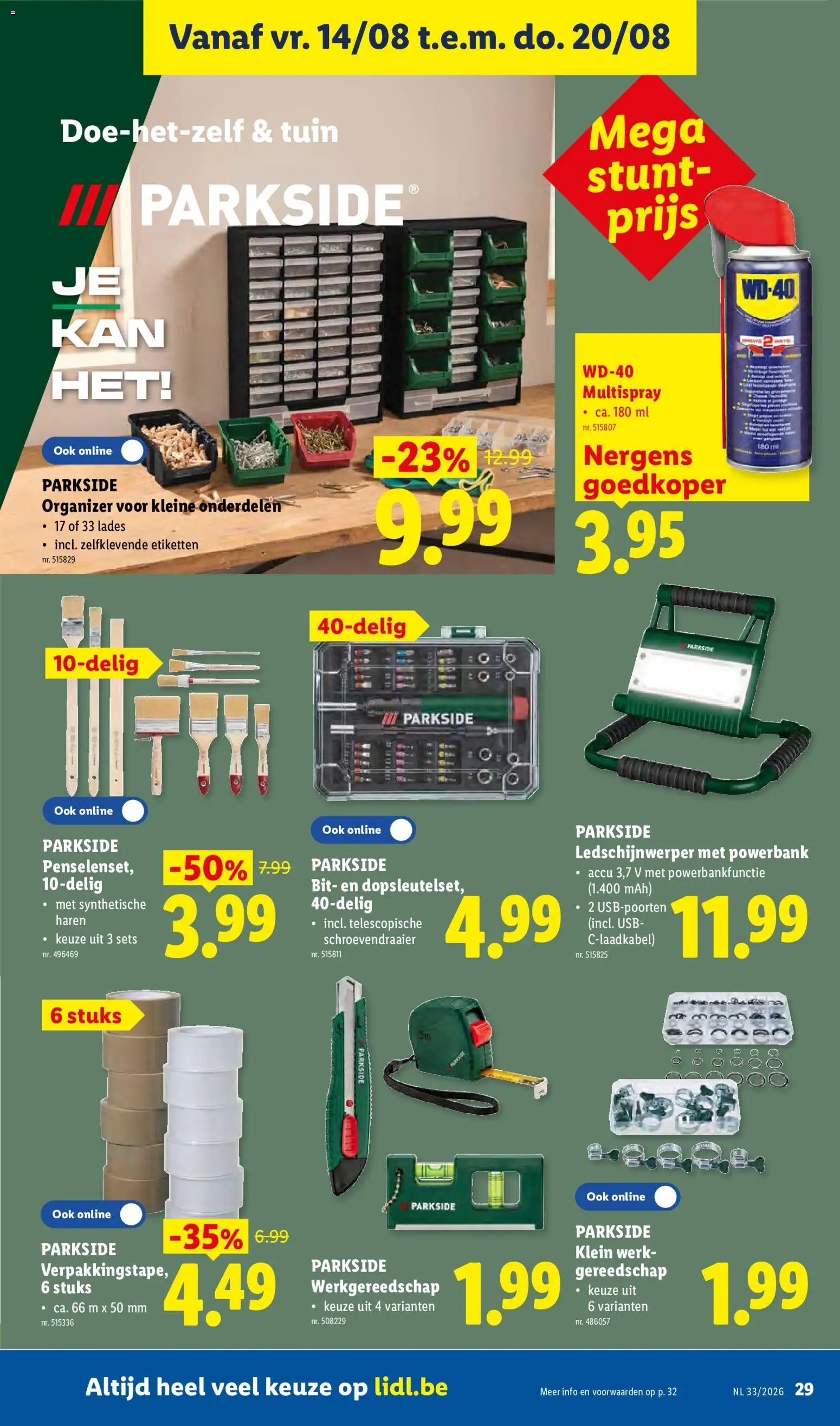 Lidl folder van 10.08.2026 Lidl Folder week 33