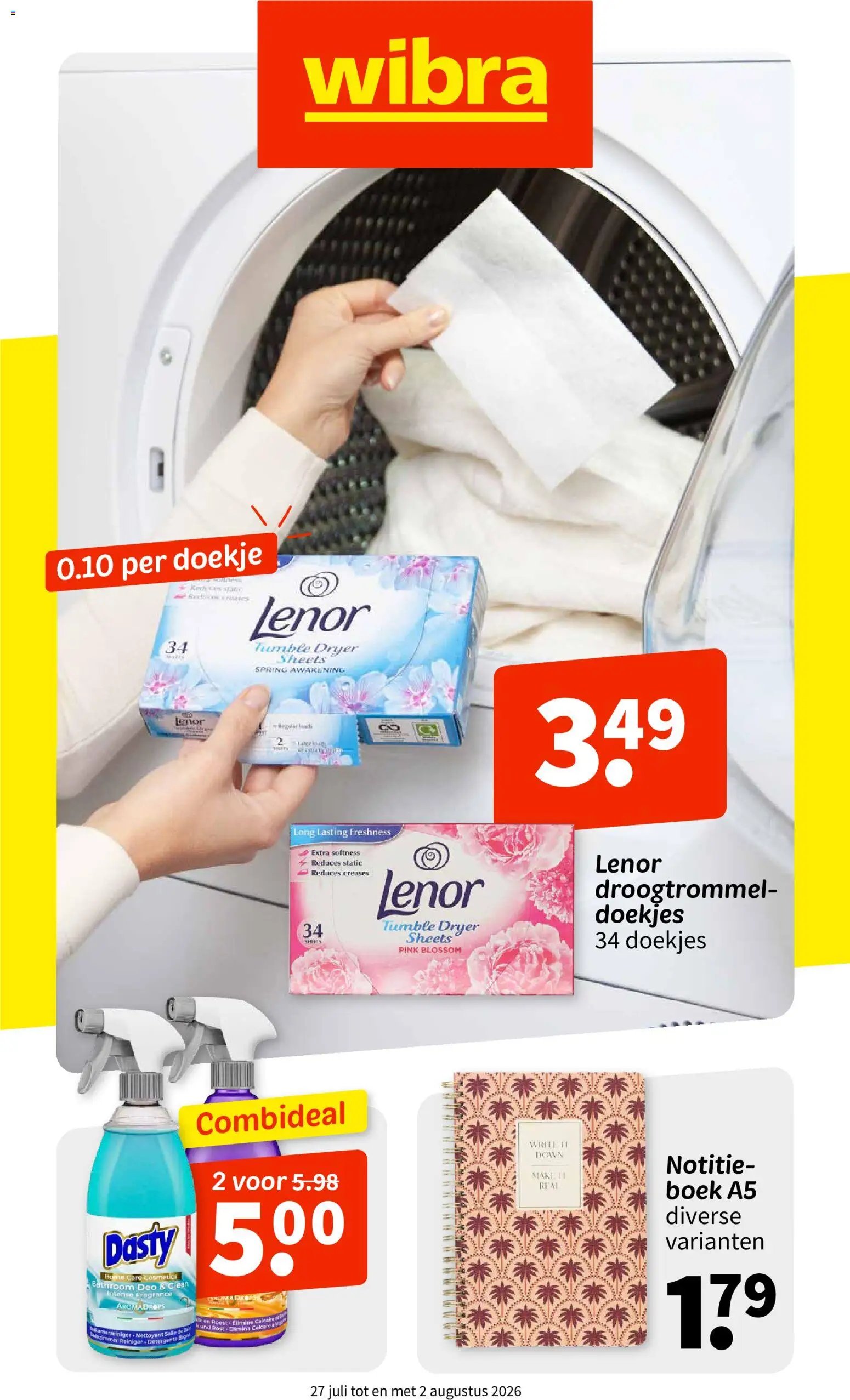 Wibra folder van 27.07.2026 Wibra Folder