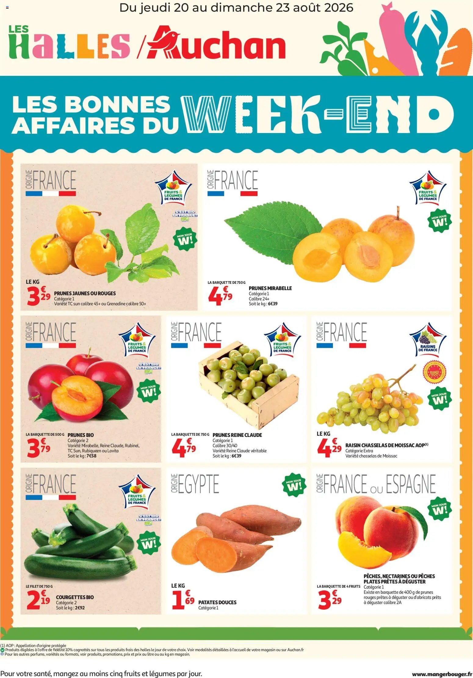 Auchan folder van 20.08.2026 Auchan Bons plans du week end