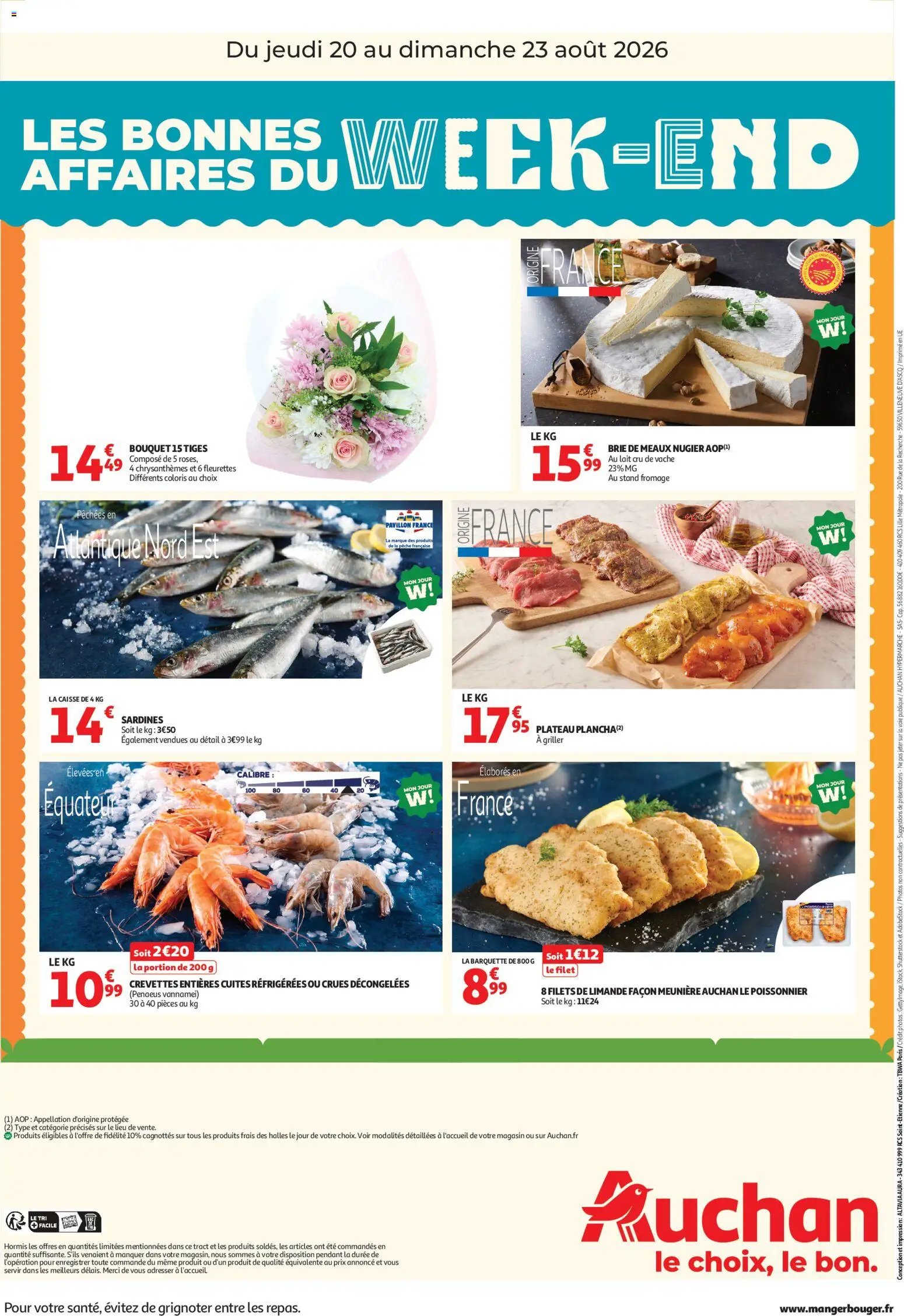 Auchan folder van 20.08.2026 Auchan Bons plans du week end