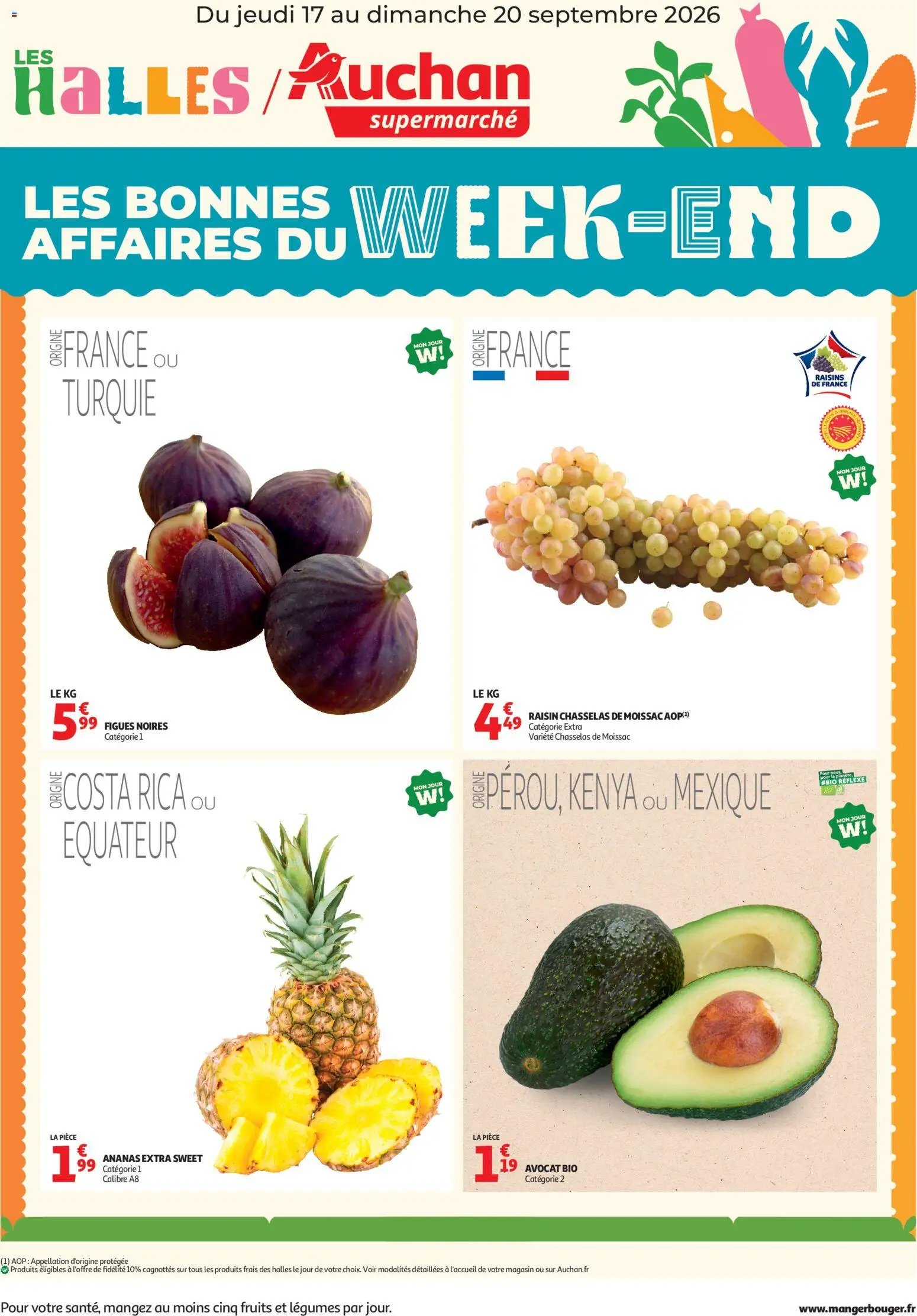 Auchan folder van 17.09.2026 Auchan Les bons plan du week end dans votre super