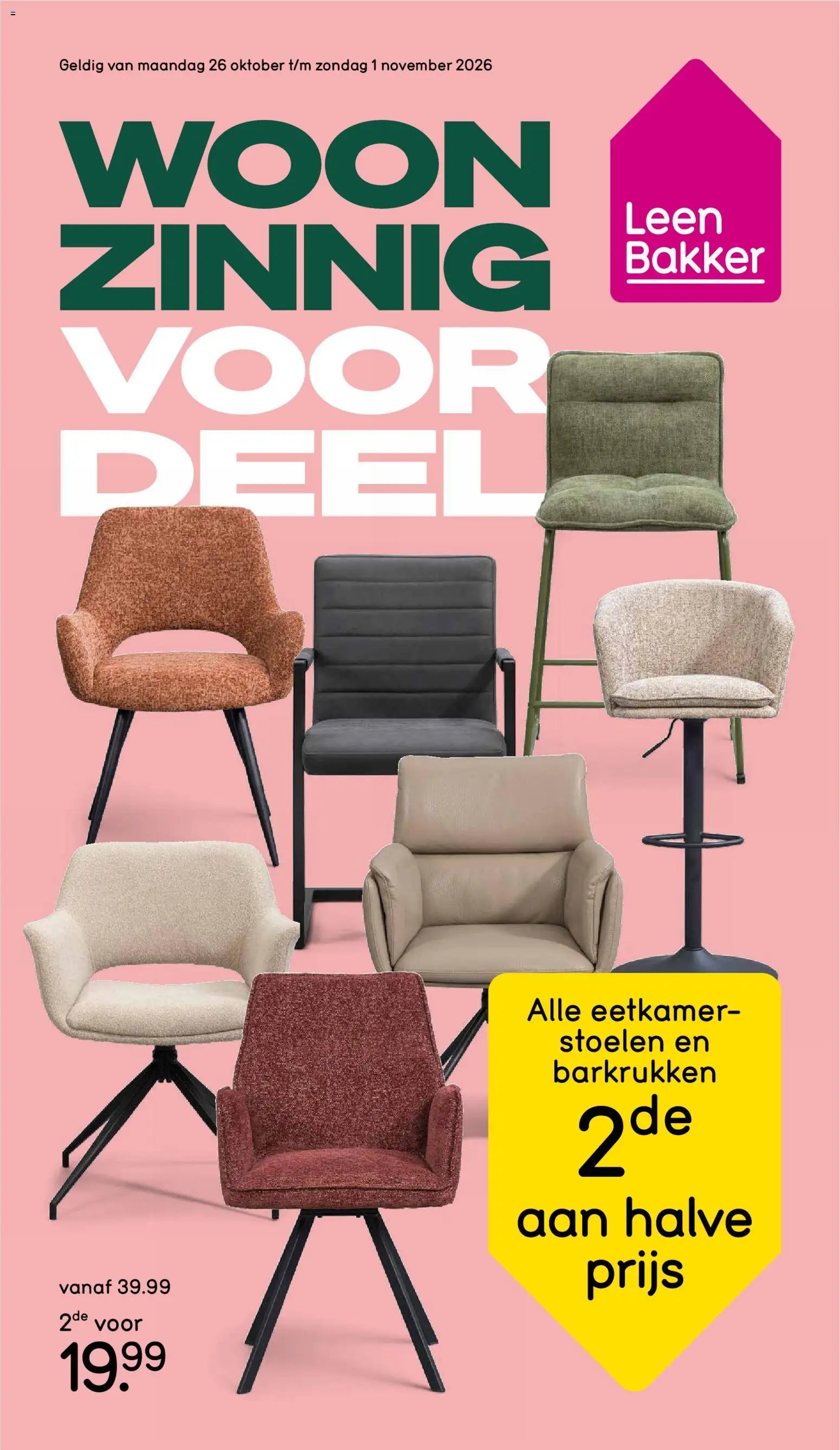 Leen Bakker folder vanaf 26/10/2026