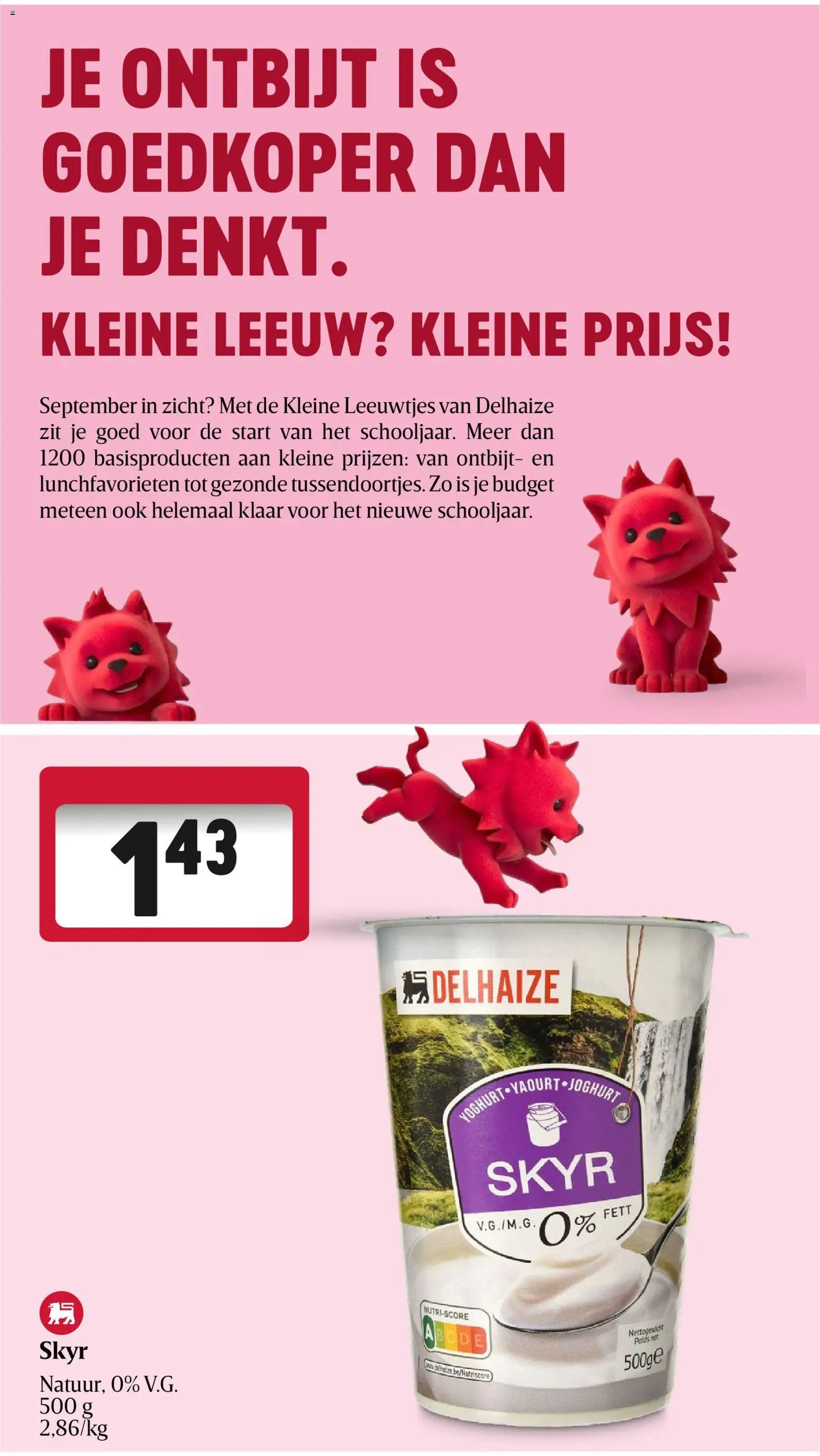 Delhaize folder van 13.08.2026 Delhaize folder week 33