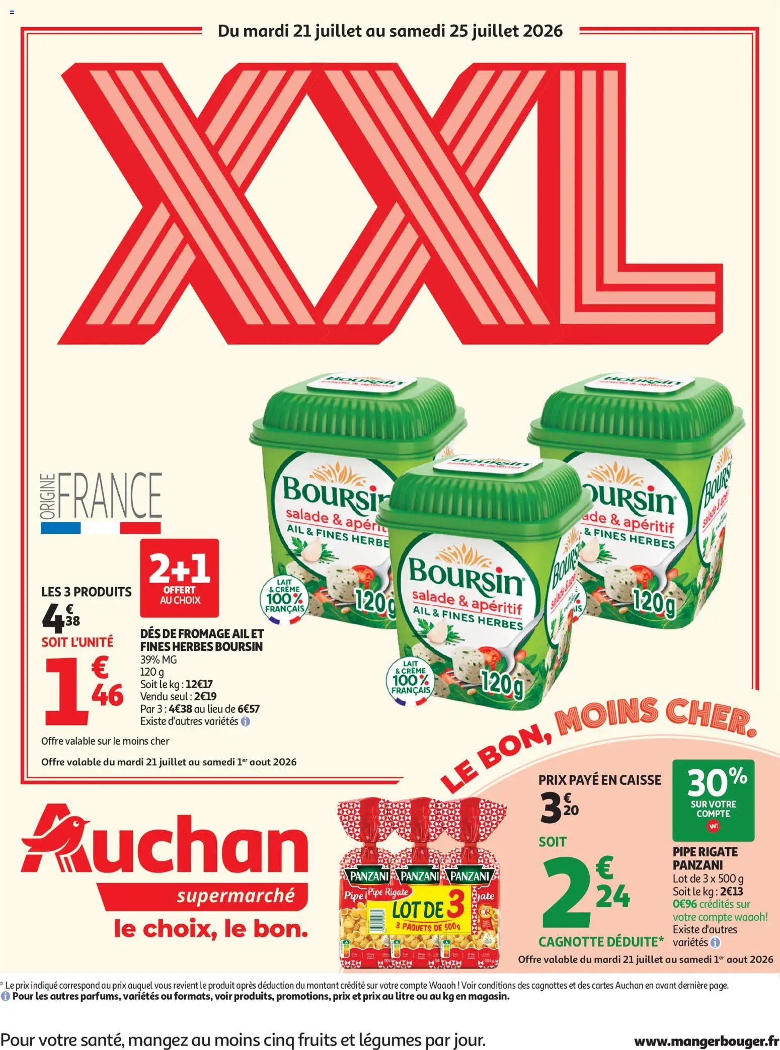 Auchan folder van 21.07.2026 Auchan Promos XXL supers