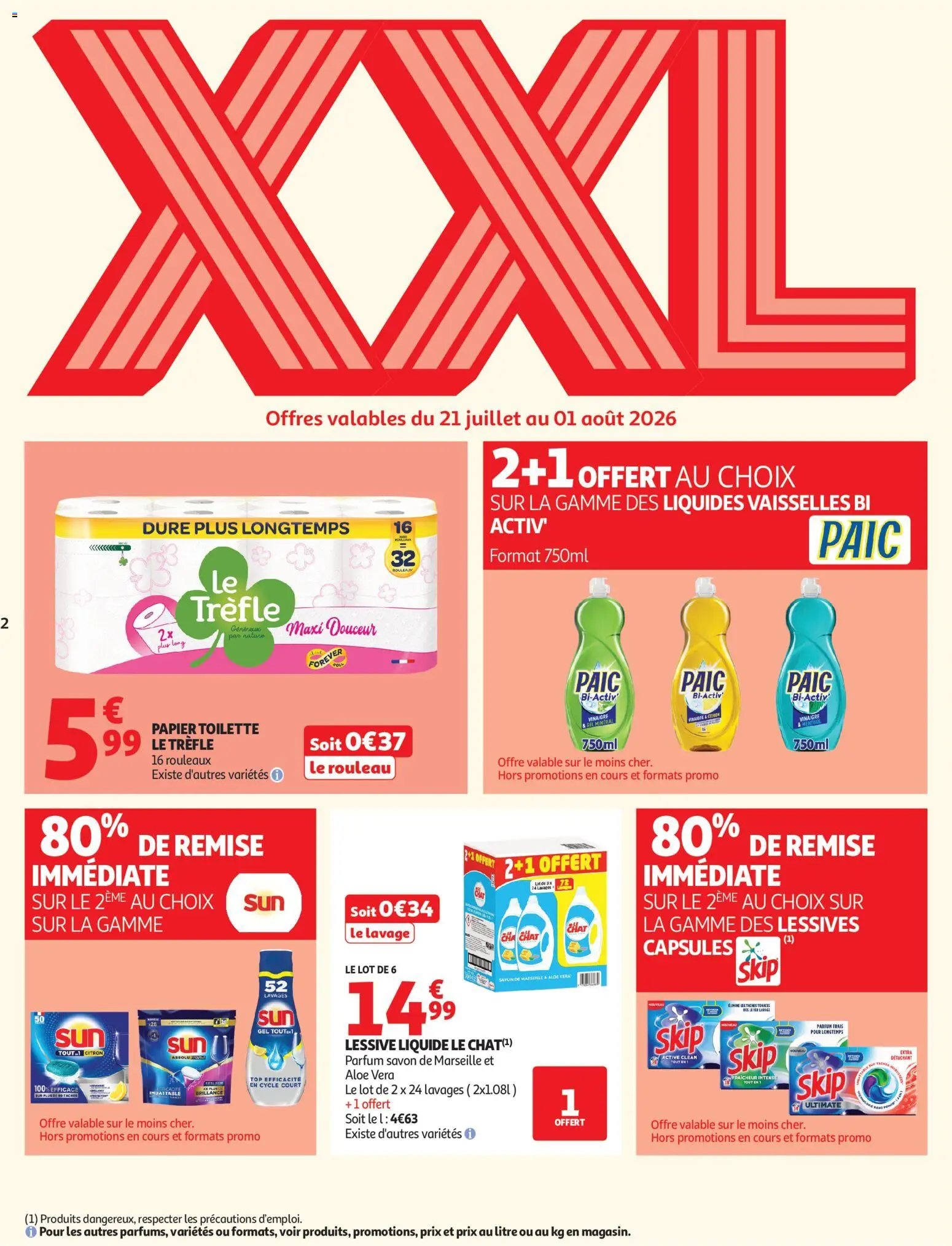 Auchan folder van 21.07.2026 Auchan Promos XXL supers