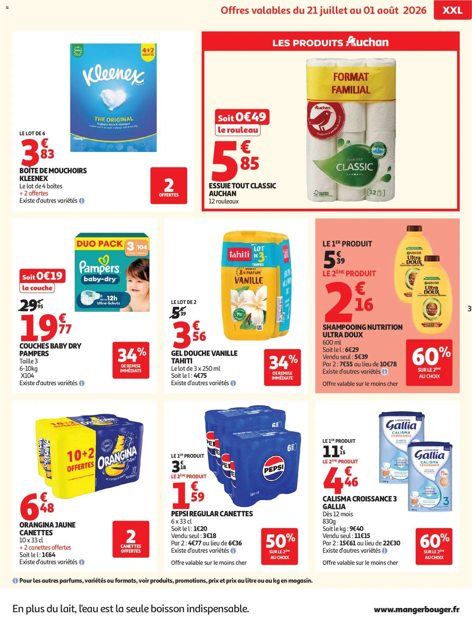 Auchan folder van 21.07.2026 Auchan Promos XXL supers