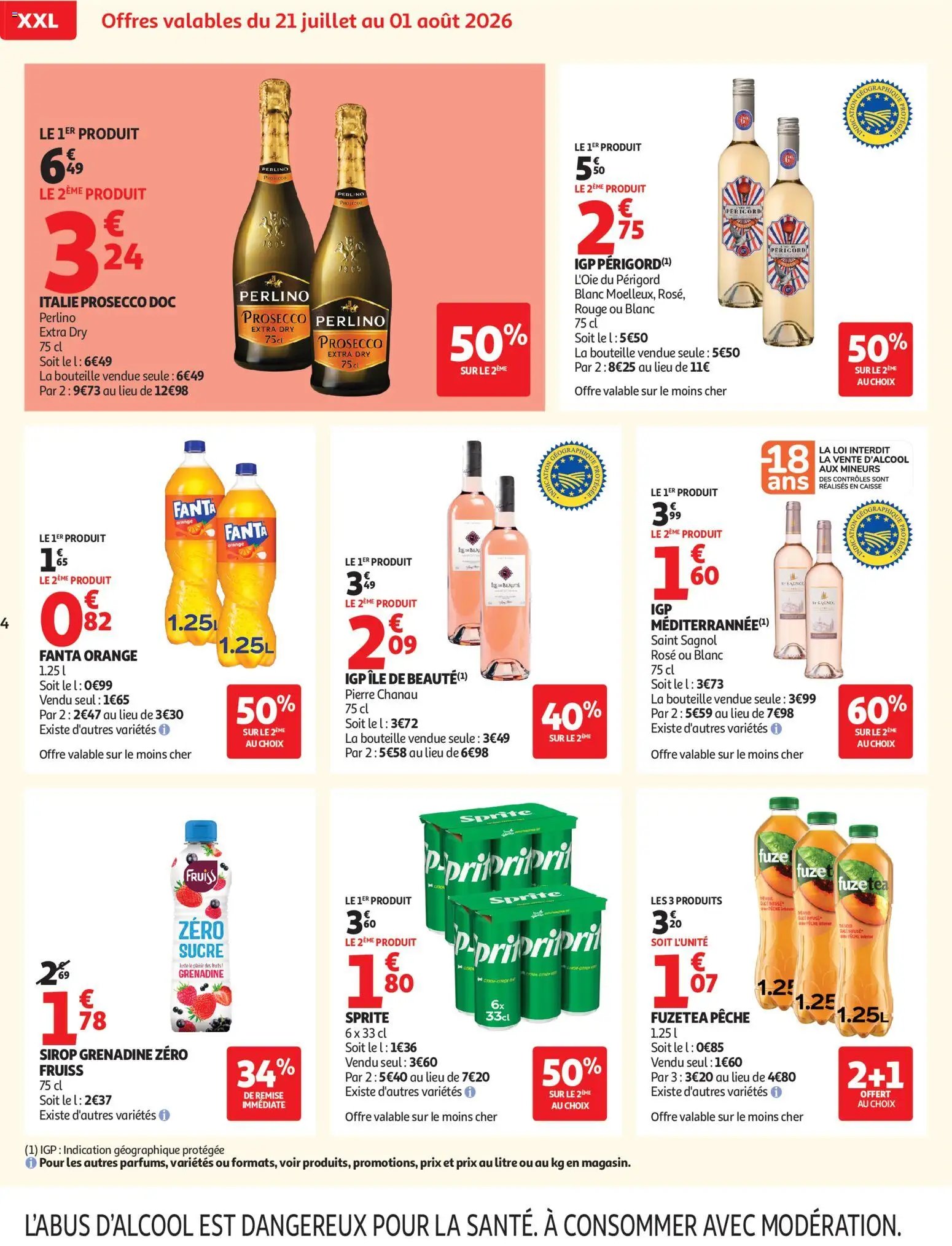 Auchan folder van 21.07.2026 Auchan Promos XXL supers