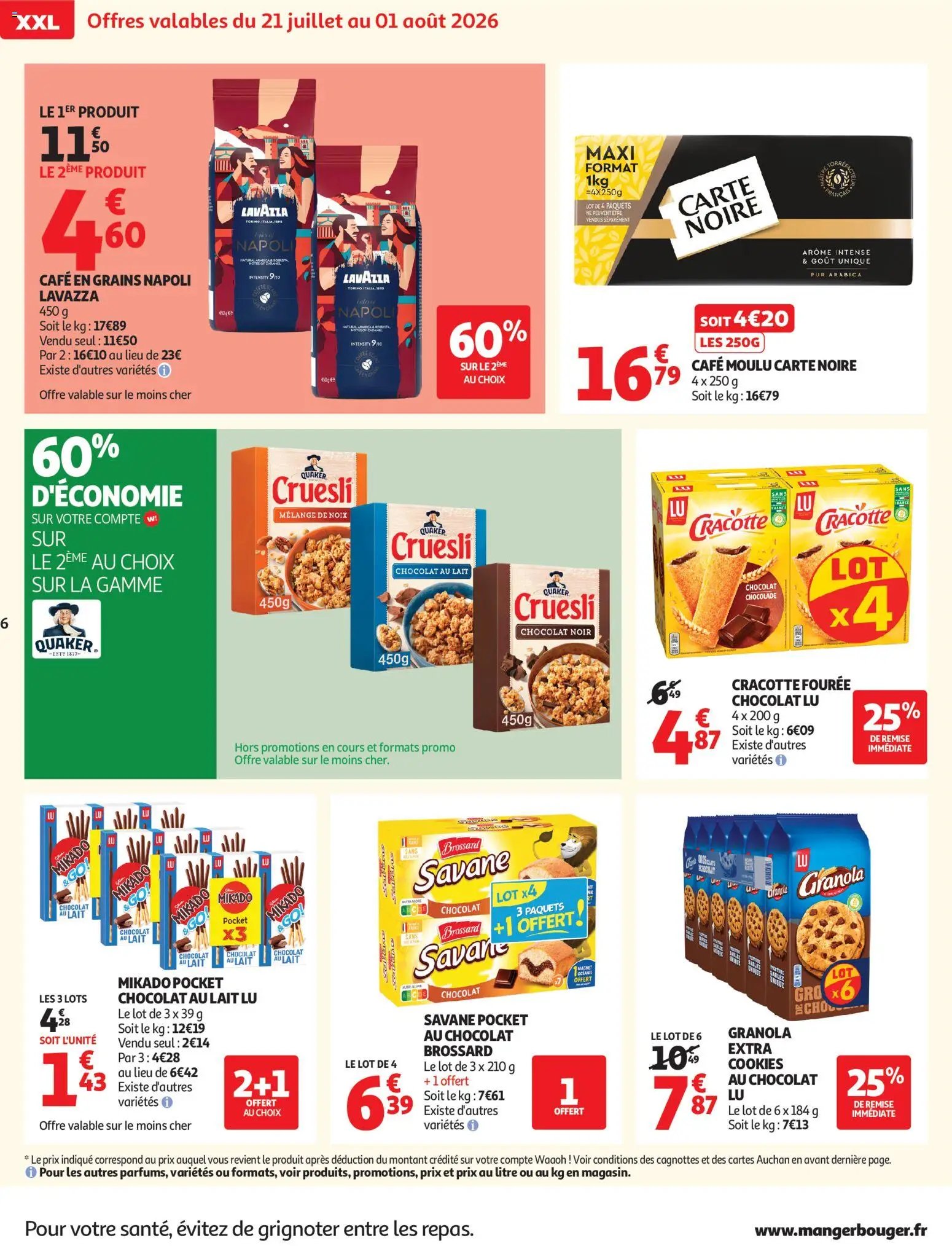 Auchan folder van 21.07.2026 Auchan Promos XXL supers