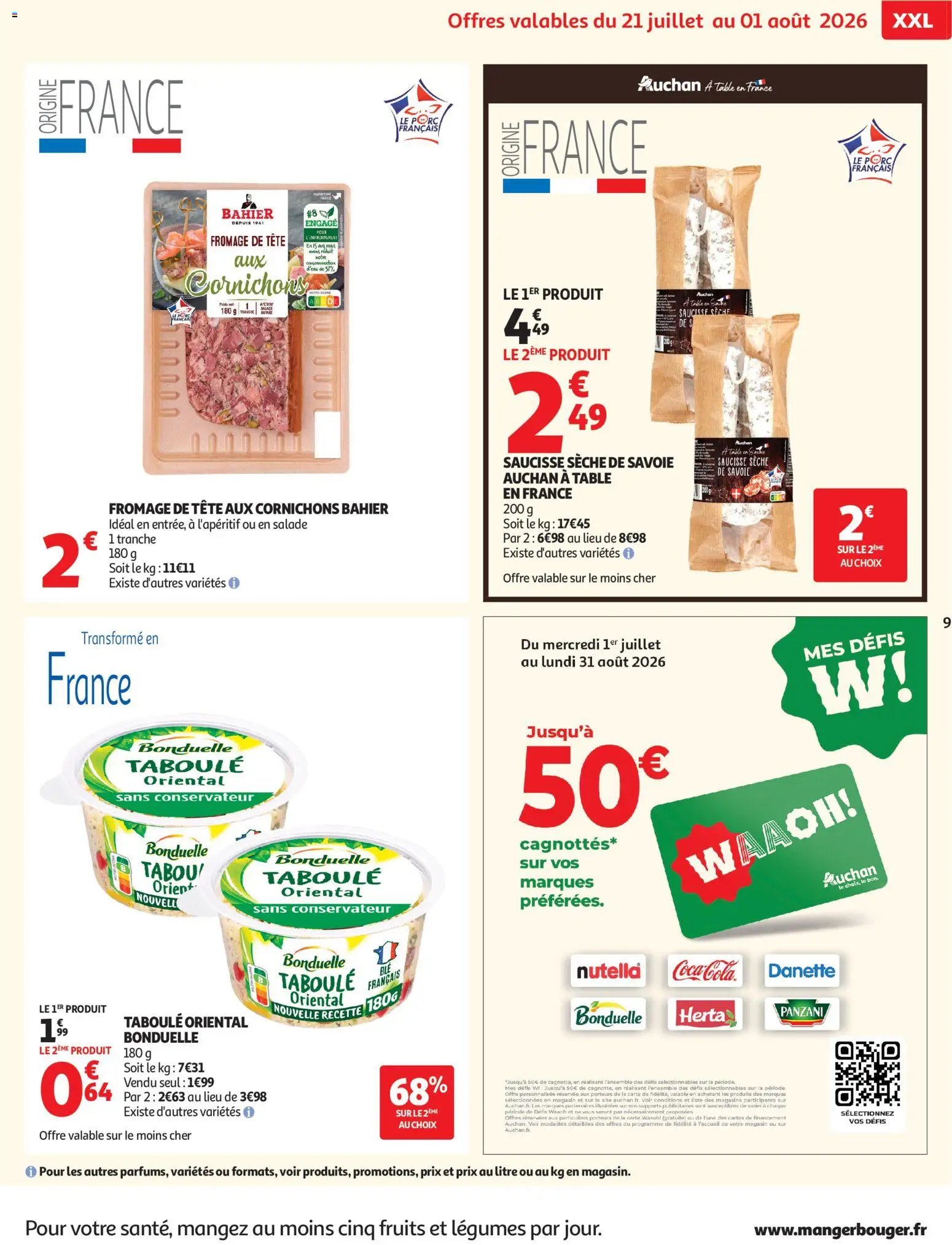 Auchan folder van 21.07.2026 Auchan Promos XXL supers