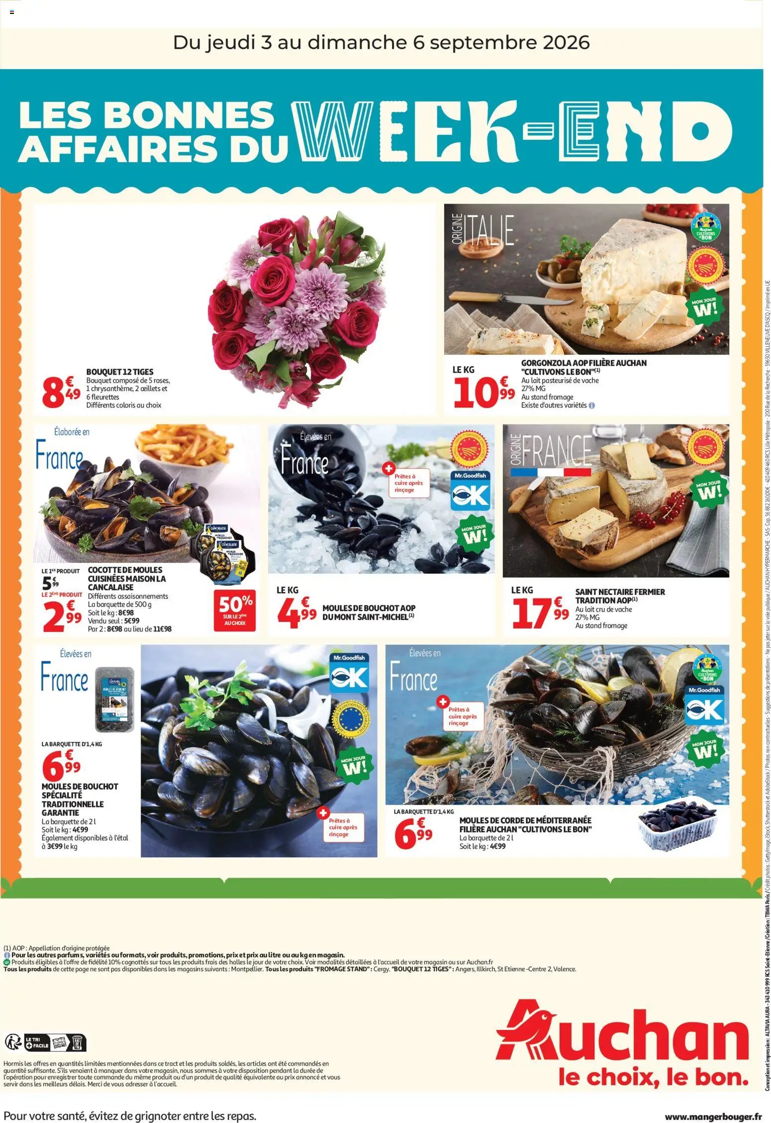 Auchan folder van 03.09.2026 Auchan Les bons plan du week end- hyper