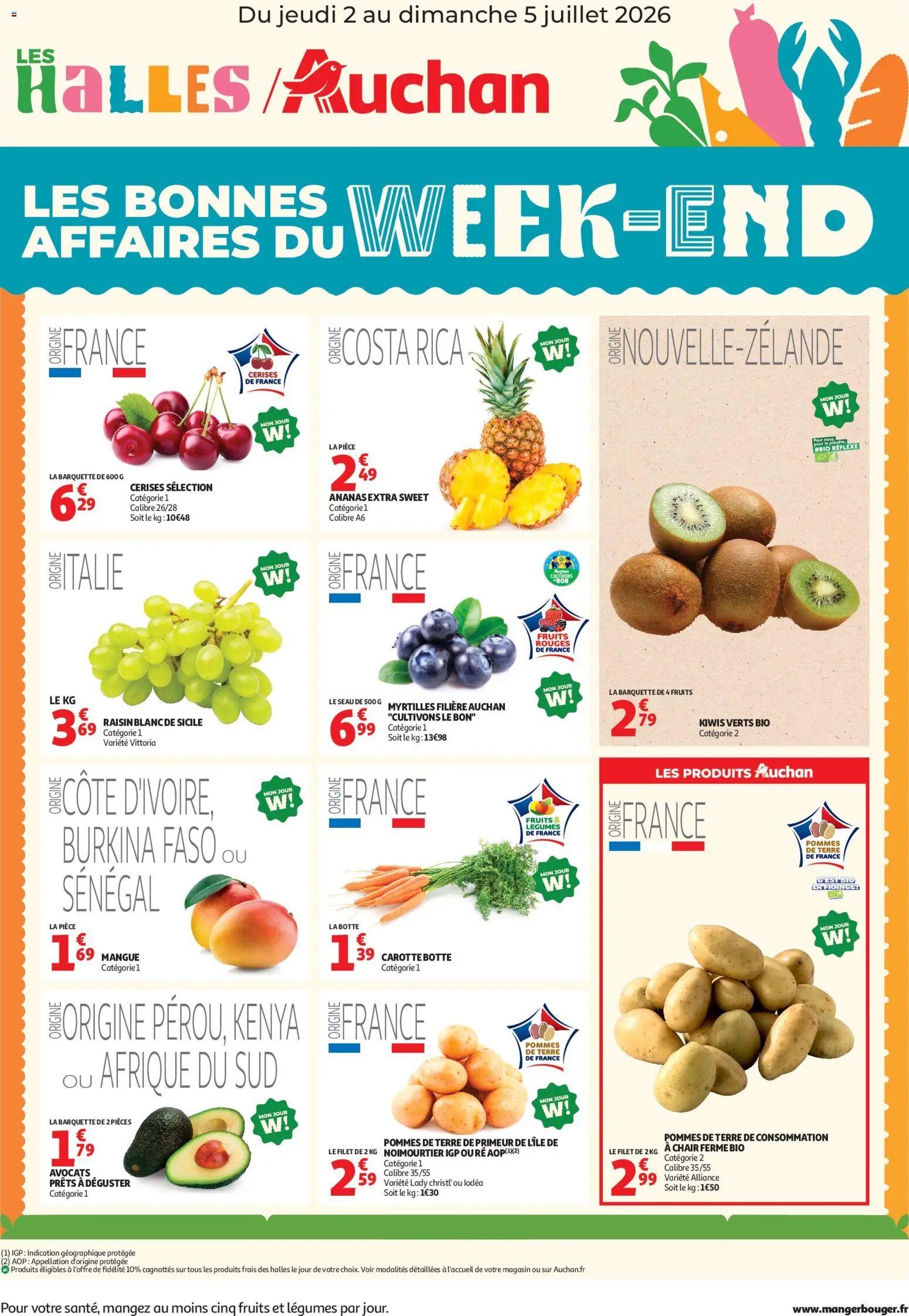 Auchan folder van 02.07.2026 Auchan Bons plans du week end