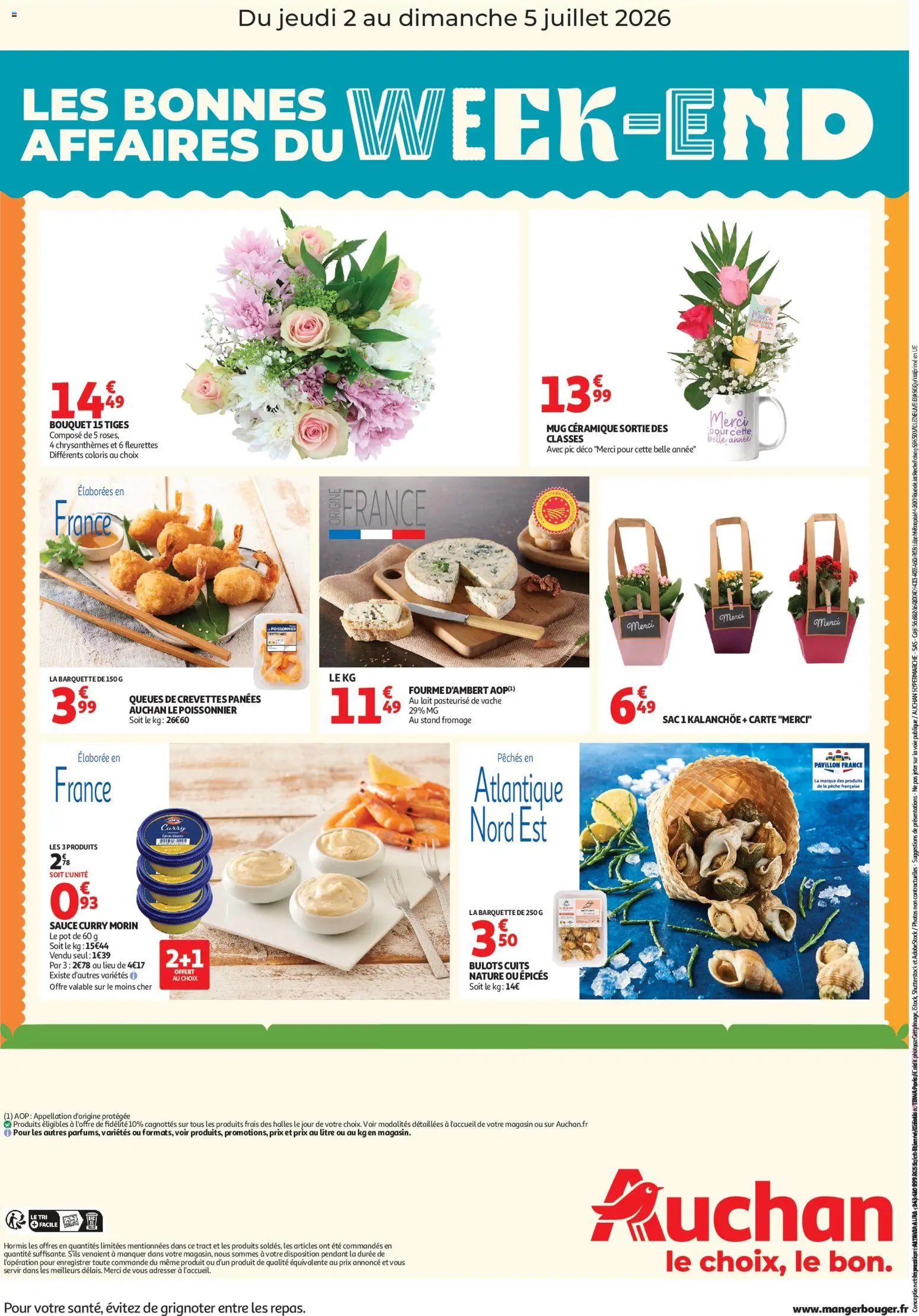 Auchan folder van 02.07.2026 Auchan Bons plans du week end