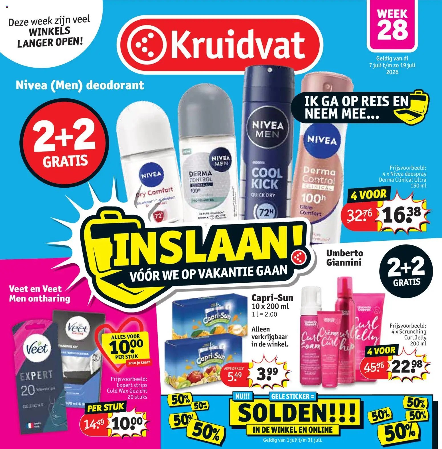 Kruidvat folder van 07.07.2026 Kruidvat Folder week 28