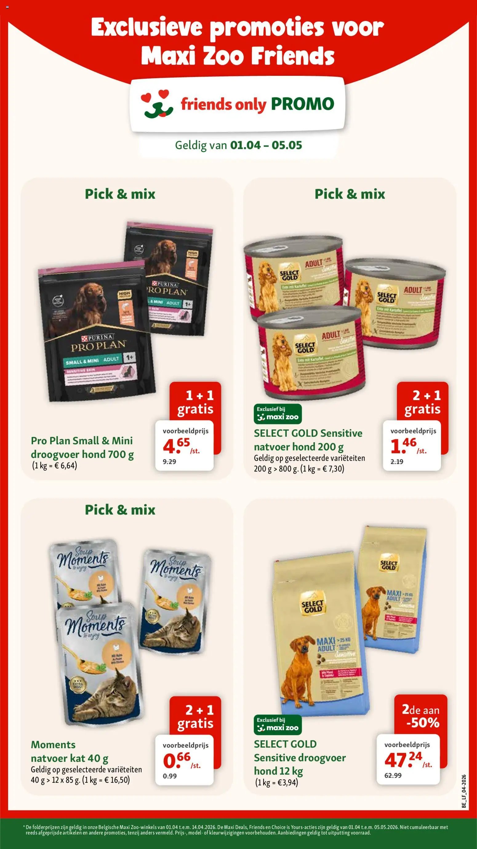 Maxi Zoo folder van 01.04.2026 Maxi Zoo Folder (2026-04-01 - 2026-05-05)