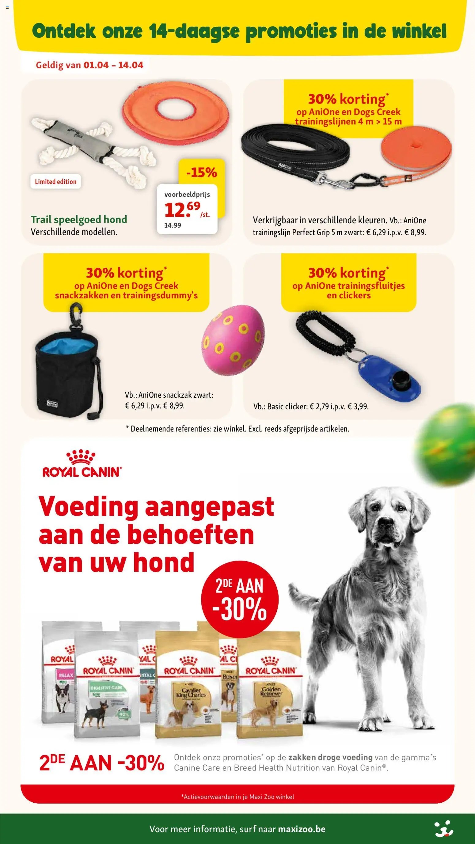 Maxi Zoo folder van 01.04.2026 Maxi Zoo Folder (2026-04-01 - 2026-05-05)