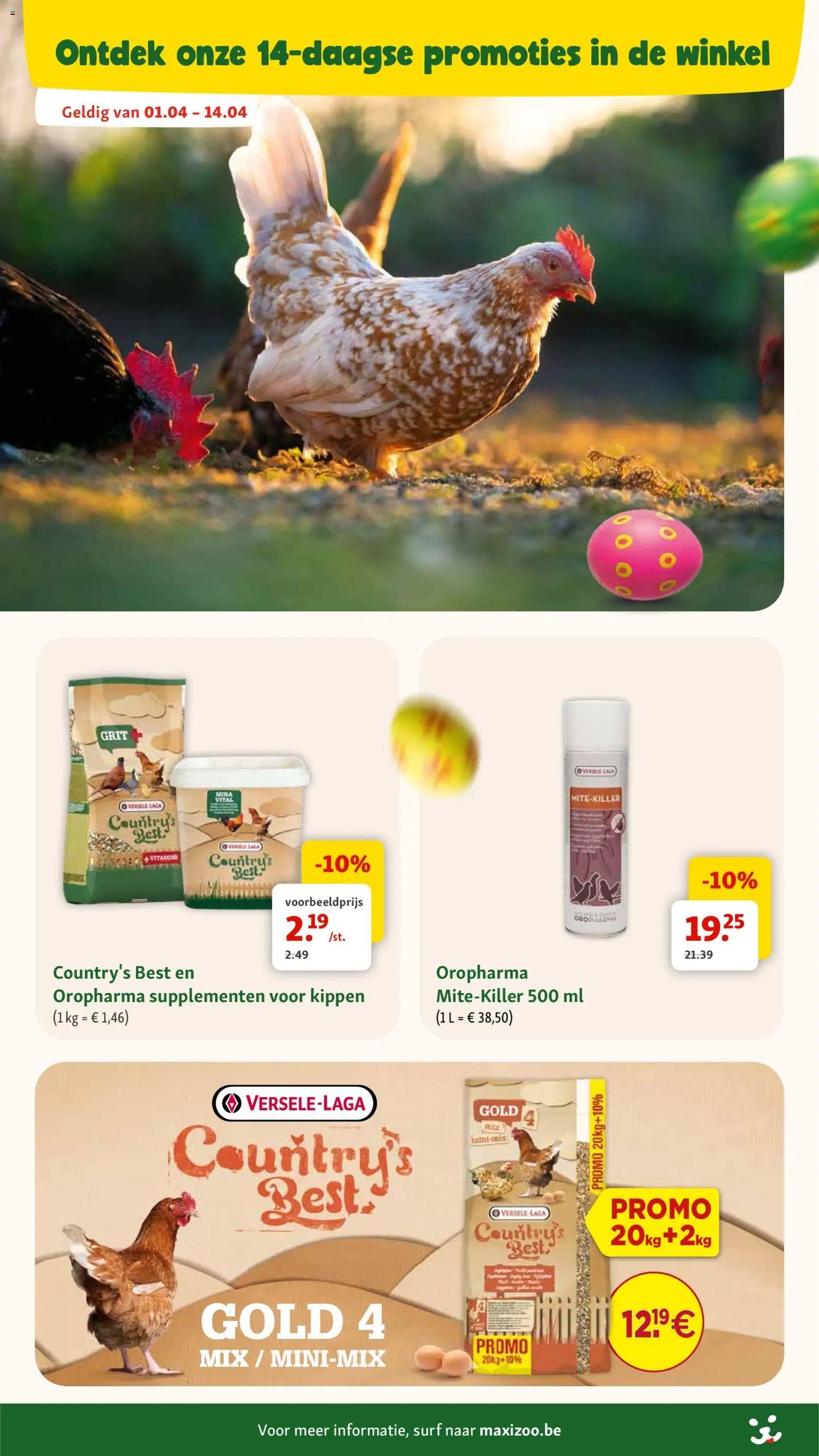 Maxi Zoo folder van 01.04.2026 Maxi Zoo Folder (2026-04-01 - 2026-05-05)