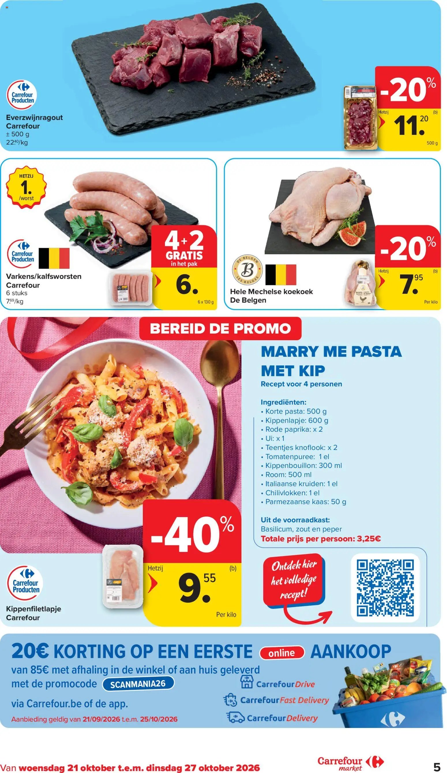 Carrefour market folder vanaf 21/10/2026