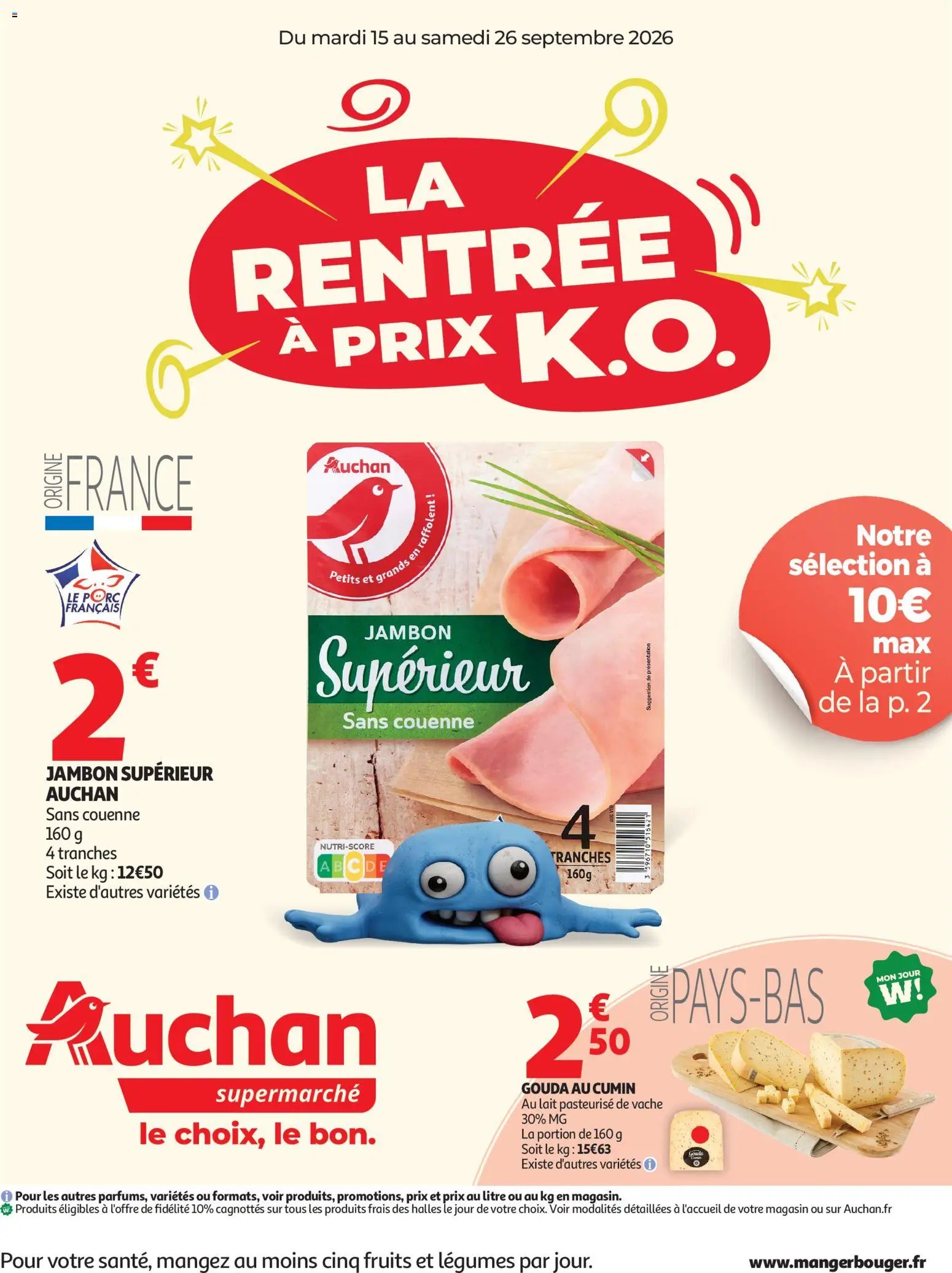 Auchan folder van 15.09.2026 Auchan Foire à la bière supers