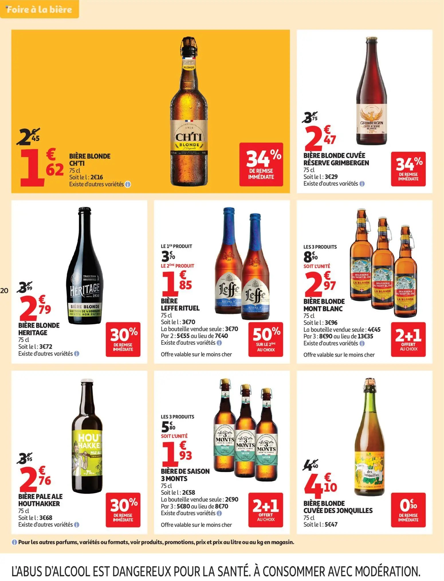 Auchan folder van 15.09.2026 Auchan Foire à la bière supers