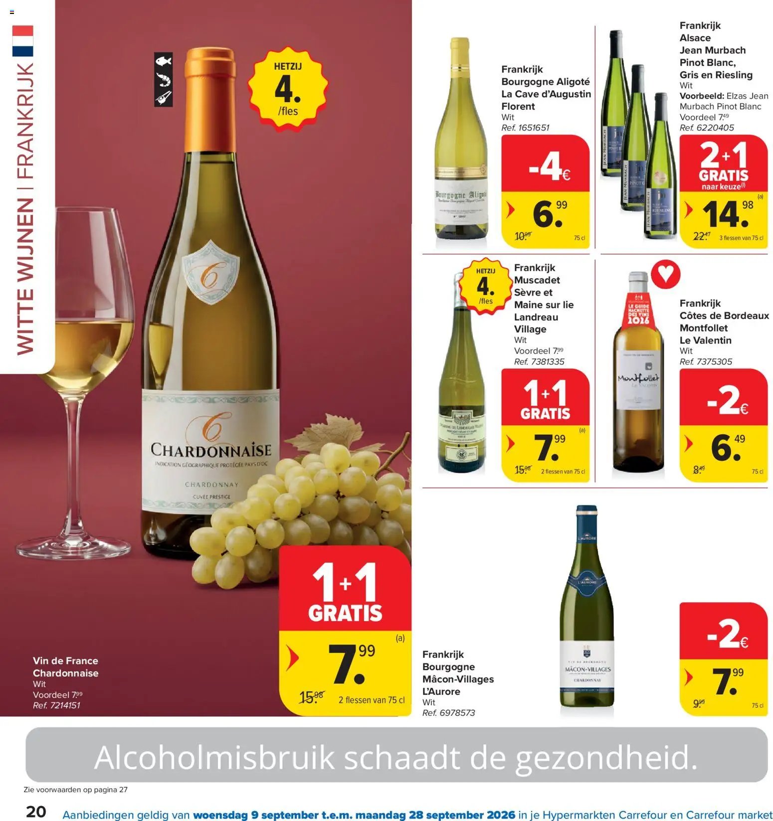 Carrefour folder van 02.09.2026 Carrefour Wijnfestivaal