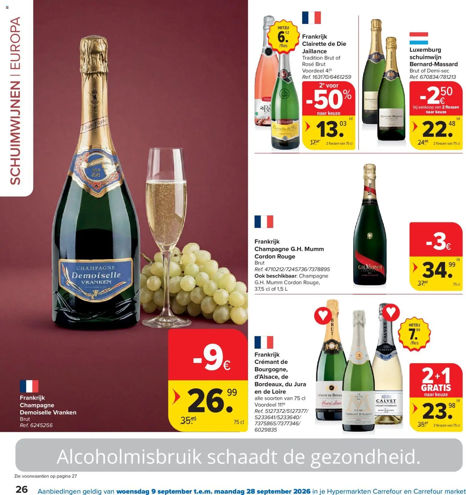 Carrefour folder van 02.09.2026 Carrefour Wijnfestivaal