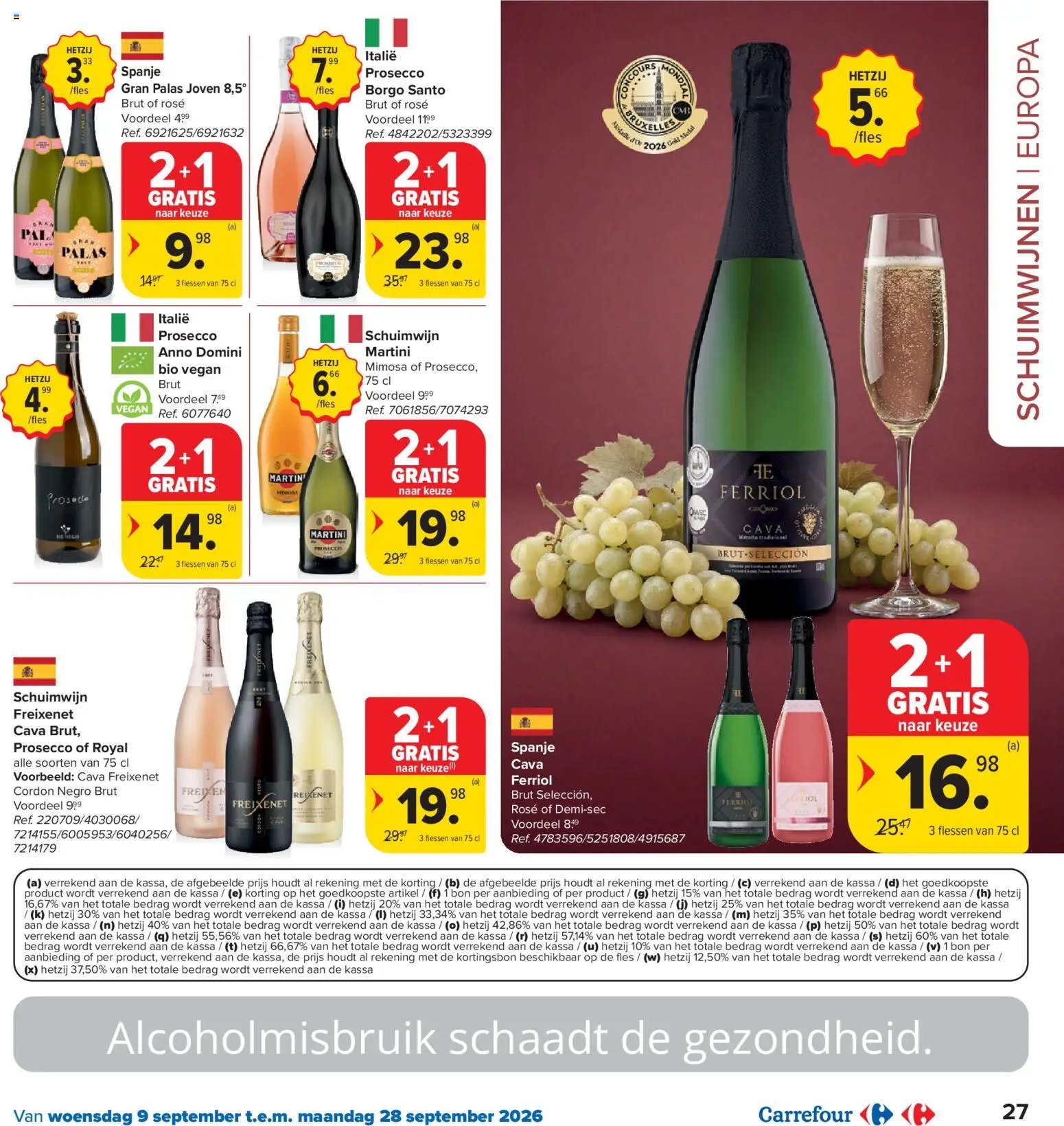 Carrefour folder van 02.09.2026 Carrefour Wijnfestivaal