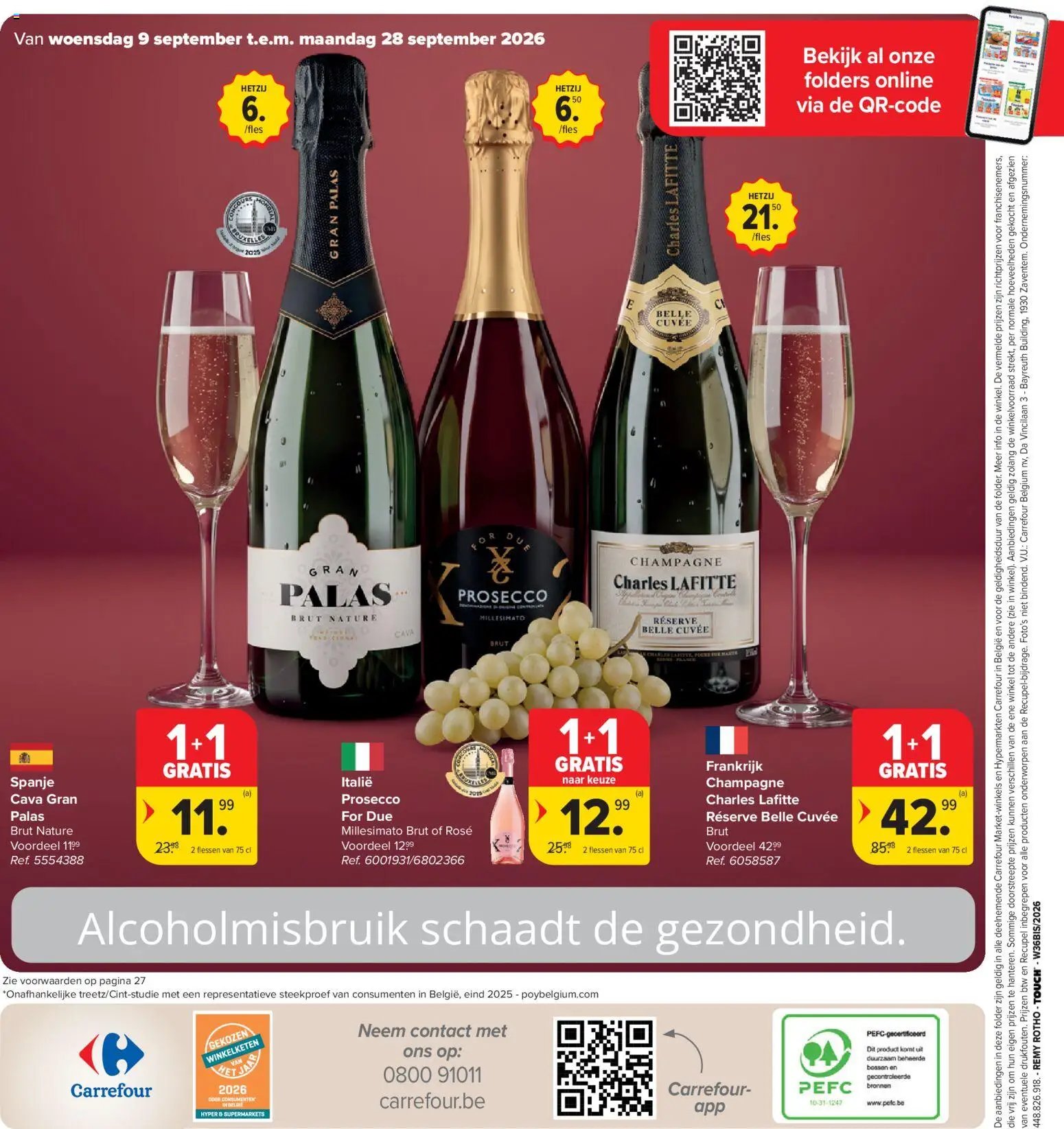 Carrefour folder van 02.09.2026 Carrefour Wijnfestivaal
