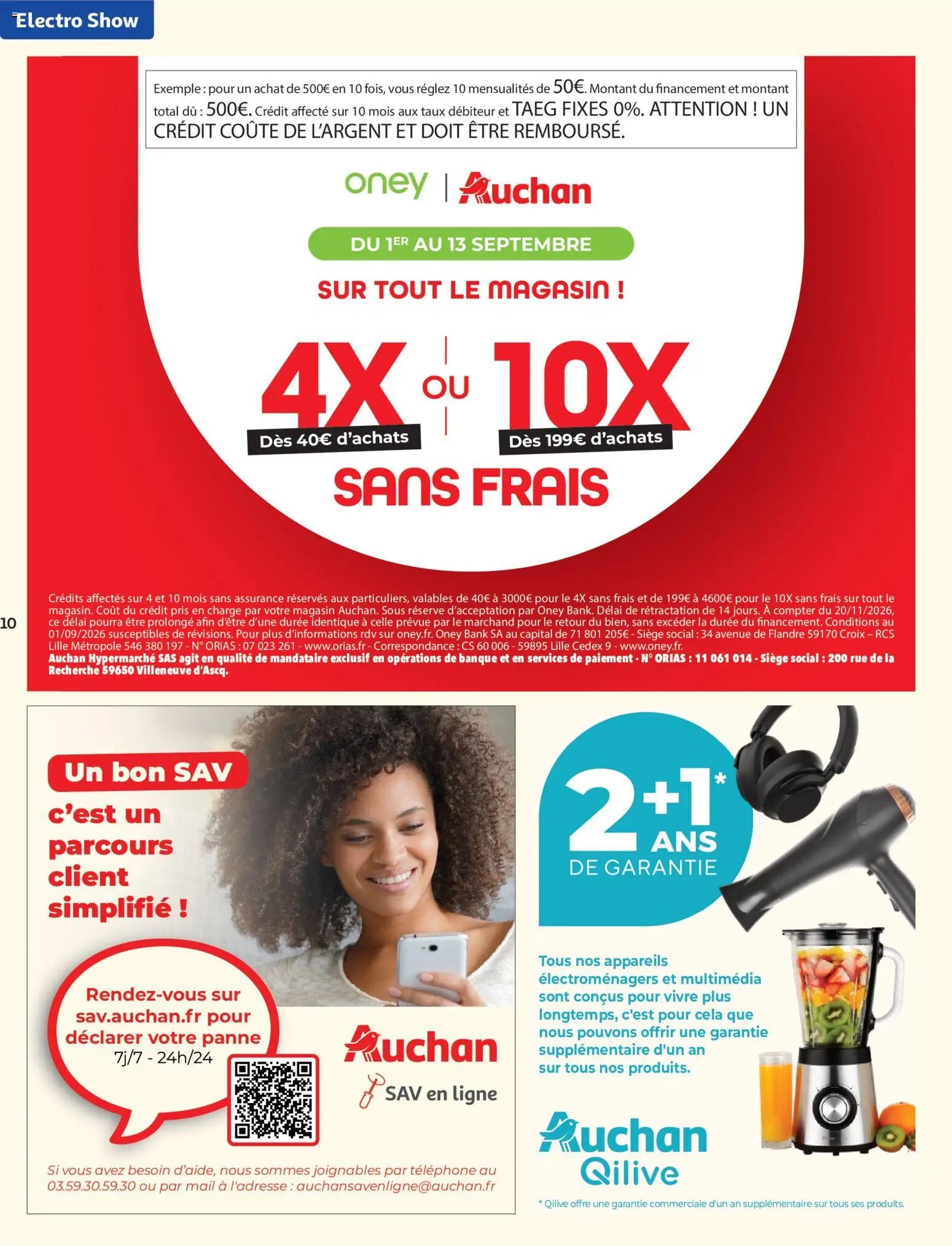 Auchan folder van 01.09.2026 Auchan Electroshow