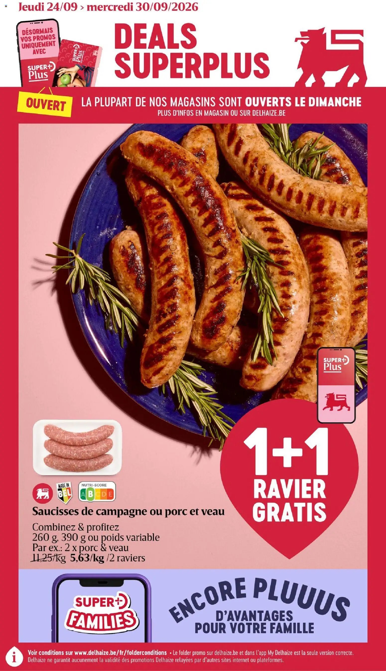 Delhaize folder van 24.09.2026 Delhaize Publicité