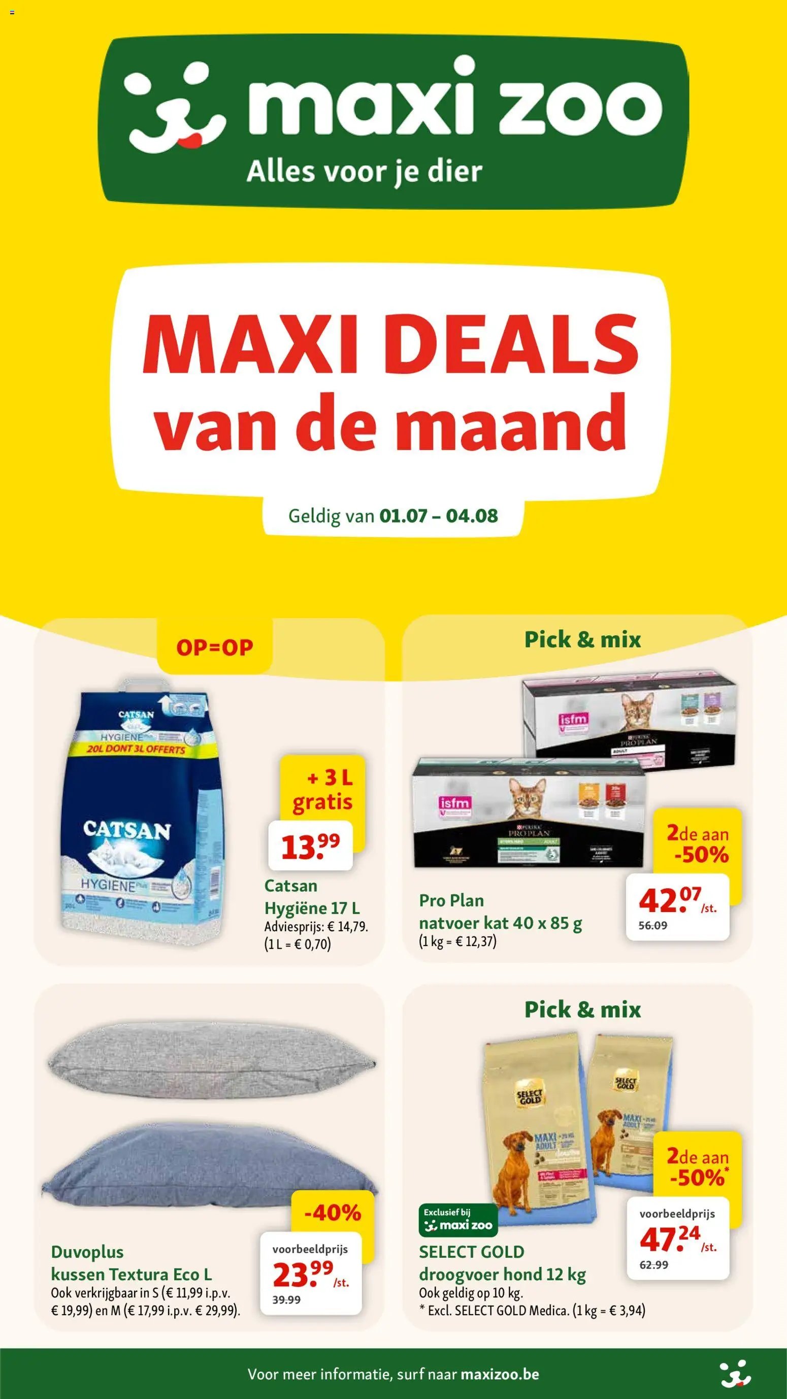 Maxi Zoo folder van 01.07.2026 Maxi Zoo Folder