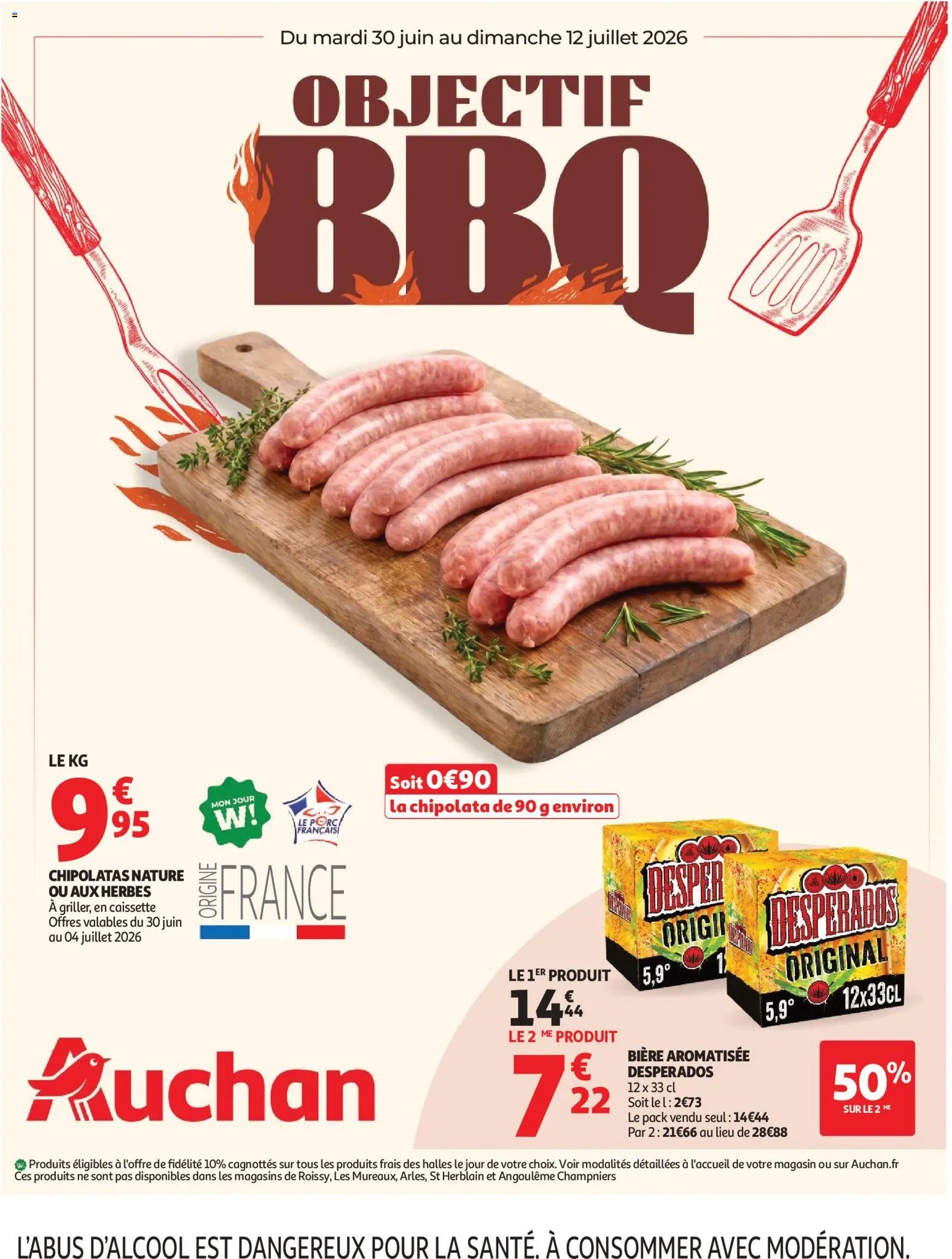 Auchan folder van 30.06.2026 Auchan Barbecue, promos hypers