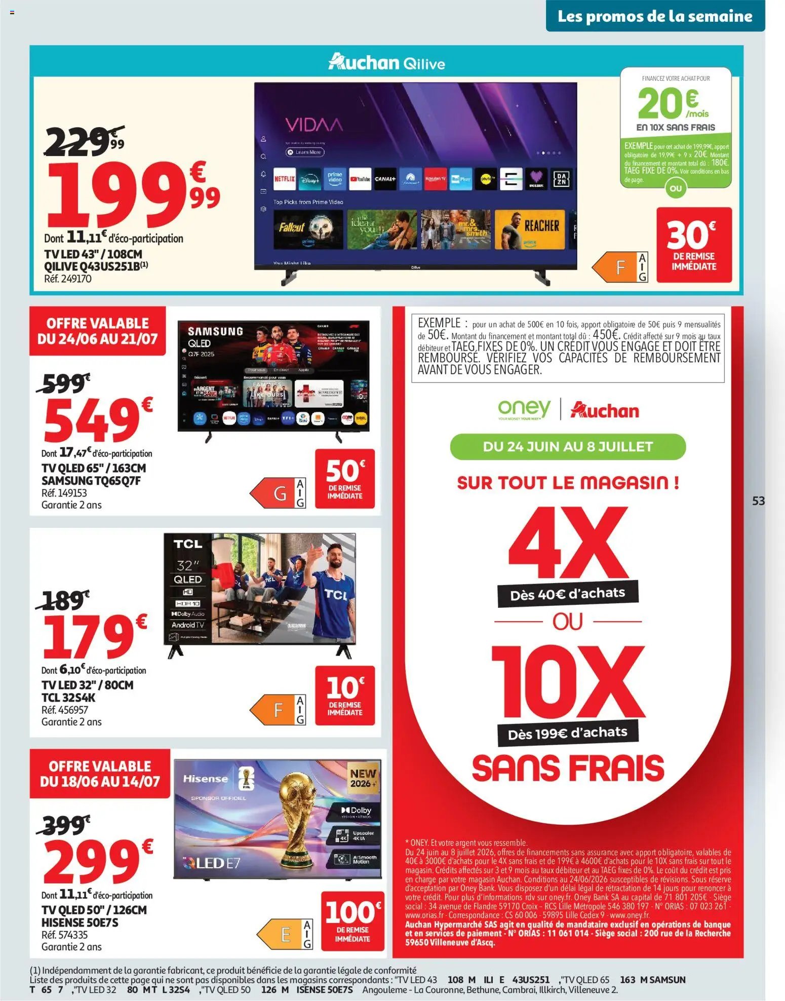 Auchan folder van 30.06.2026 Auchan Barbecue, promos hypers