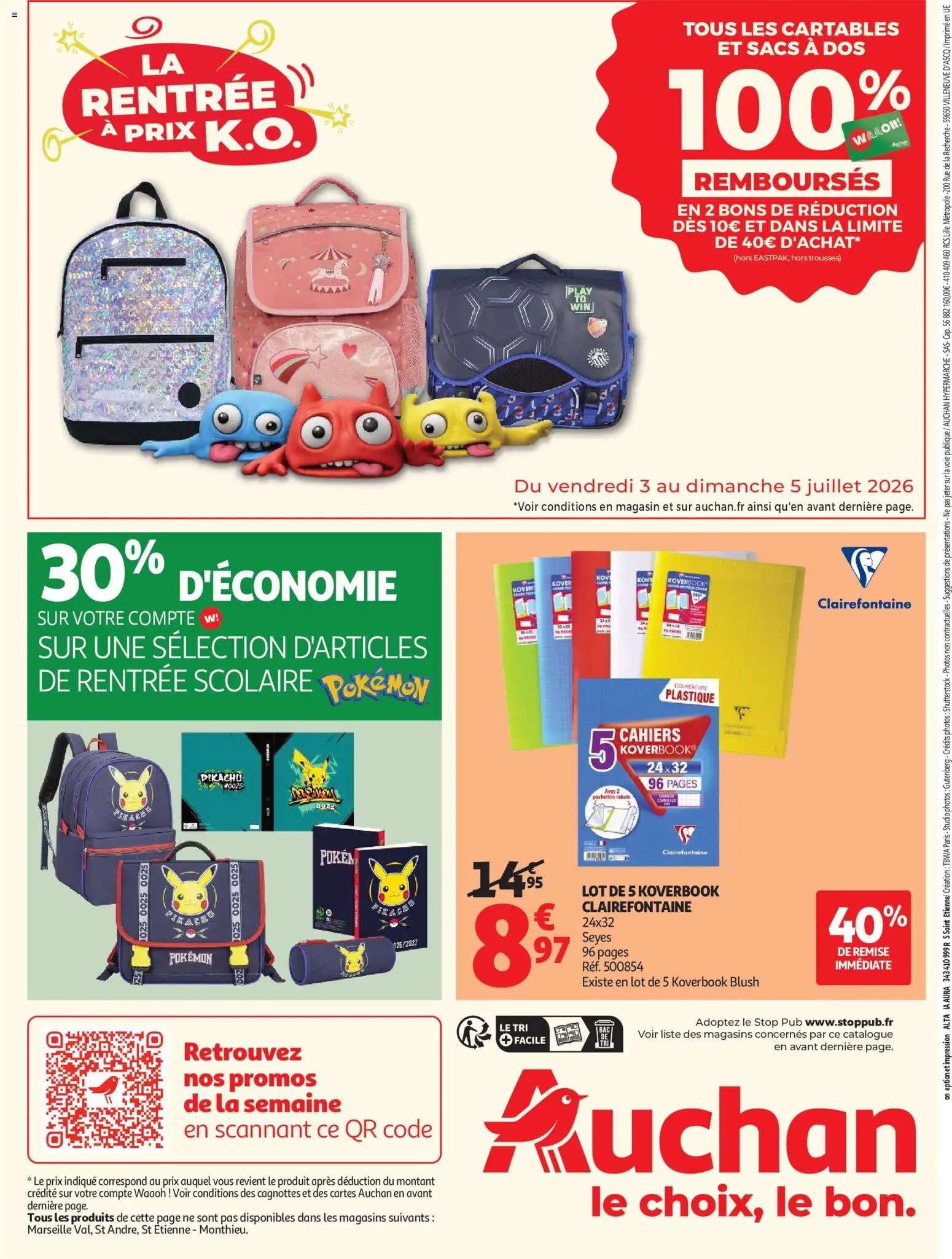 Auchan folder van 30.06.2026 Auchan Barbecue, promos hypers