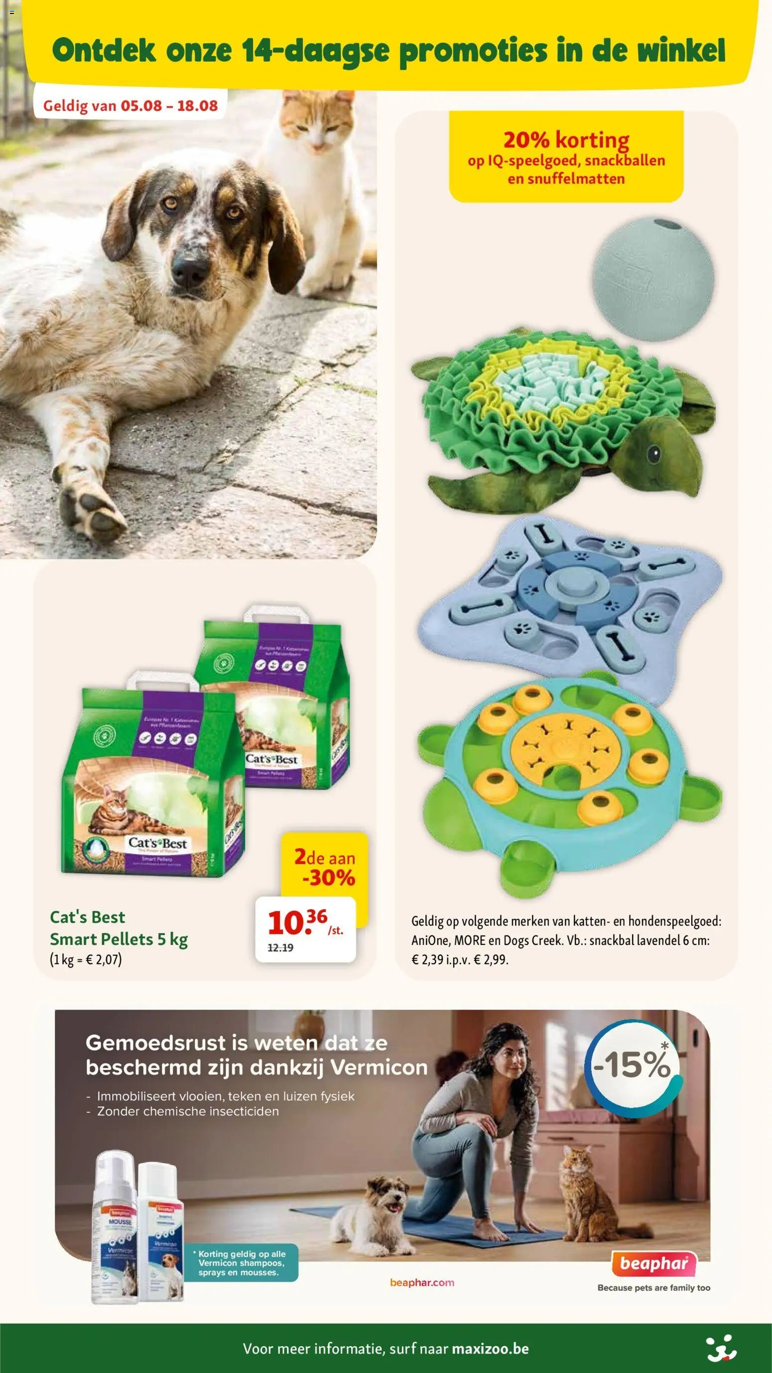 Maxi Zoo folder van 05.08.2026 Maxi Zoo Folder