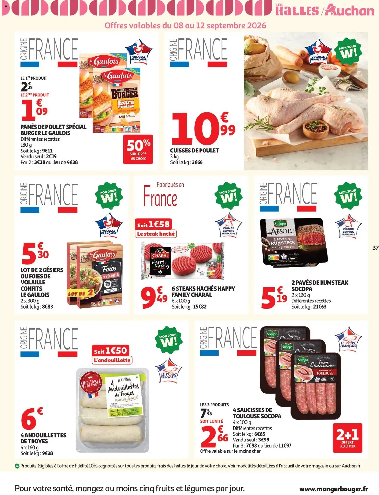 Auchan folder van 08.09.2026 Auchan Ménage rentrée hypers