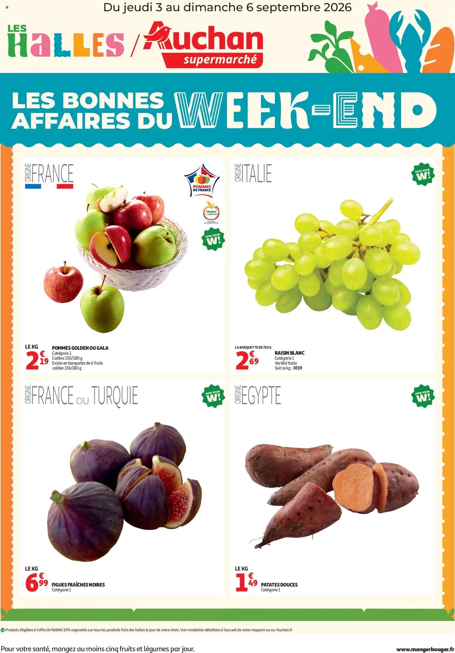 Auchan folder van 03.09.2026 Auchan Les bons plan du week end- super