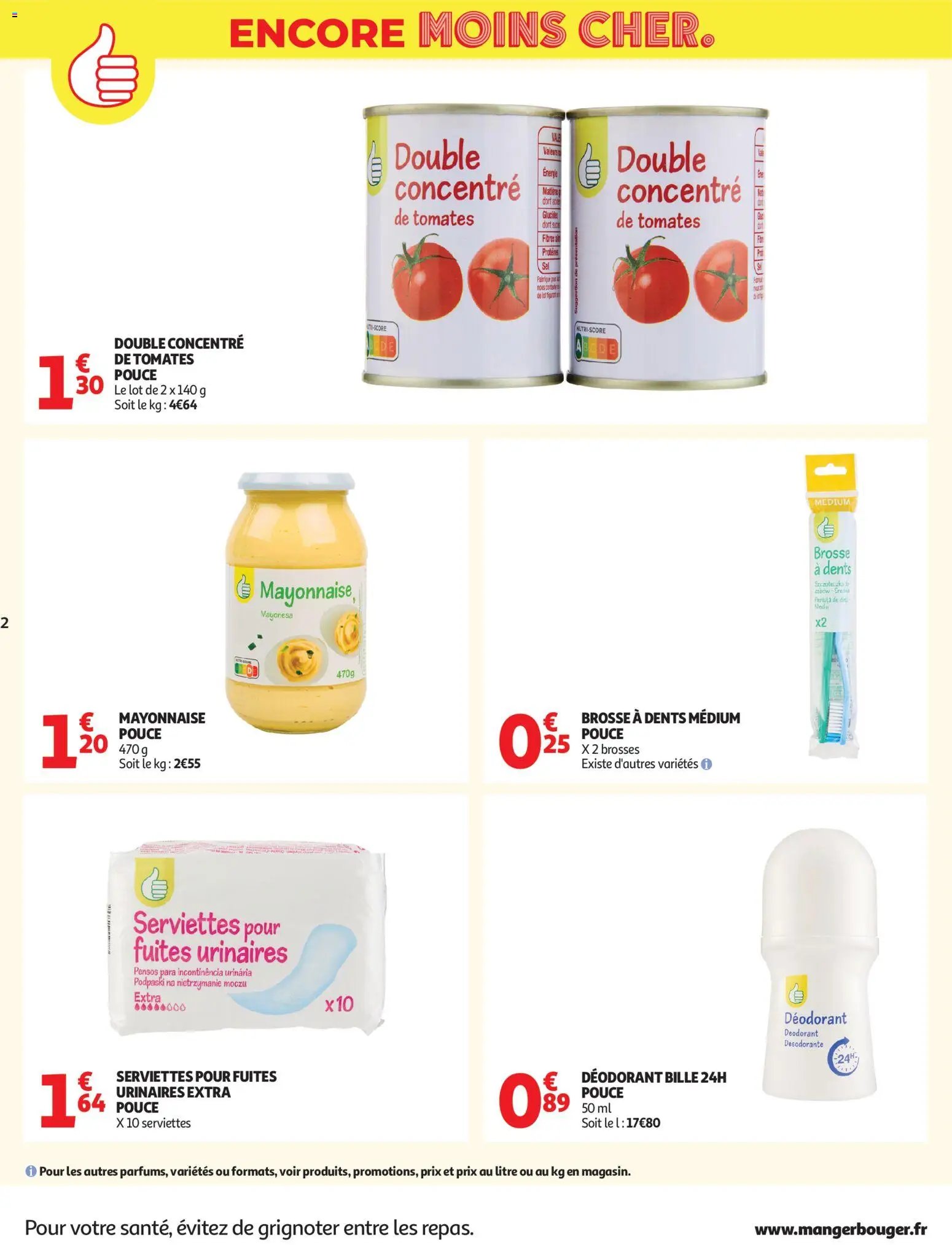 Auchan folder van 16.06.2026 Auchan Marque Pouce supers