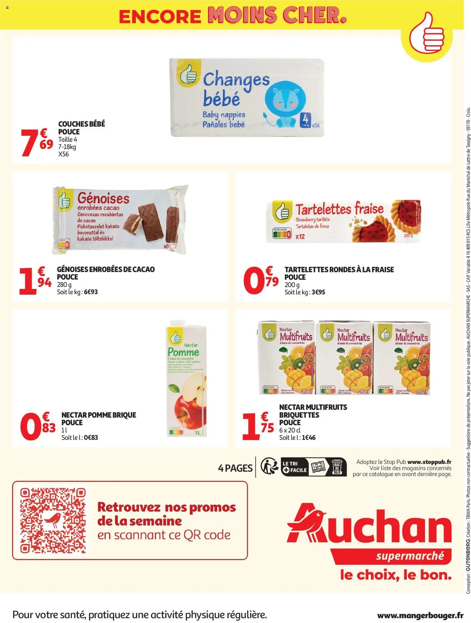 Auchan folder van 16.06.2026 Auchan Marque Pouce supers