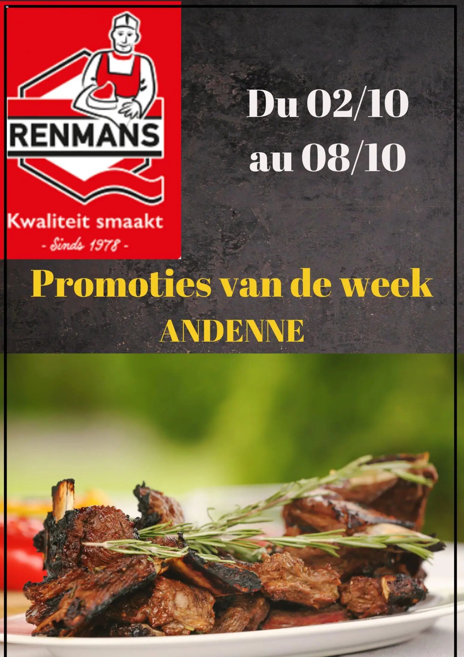 Renmans folder van 02.10.2026 Renmans Folder / Publicité