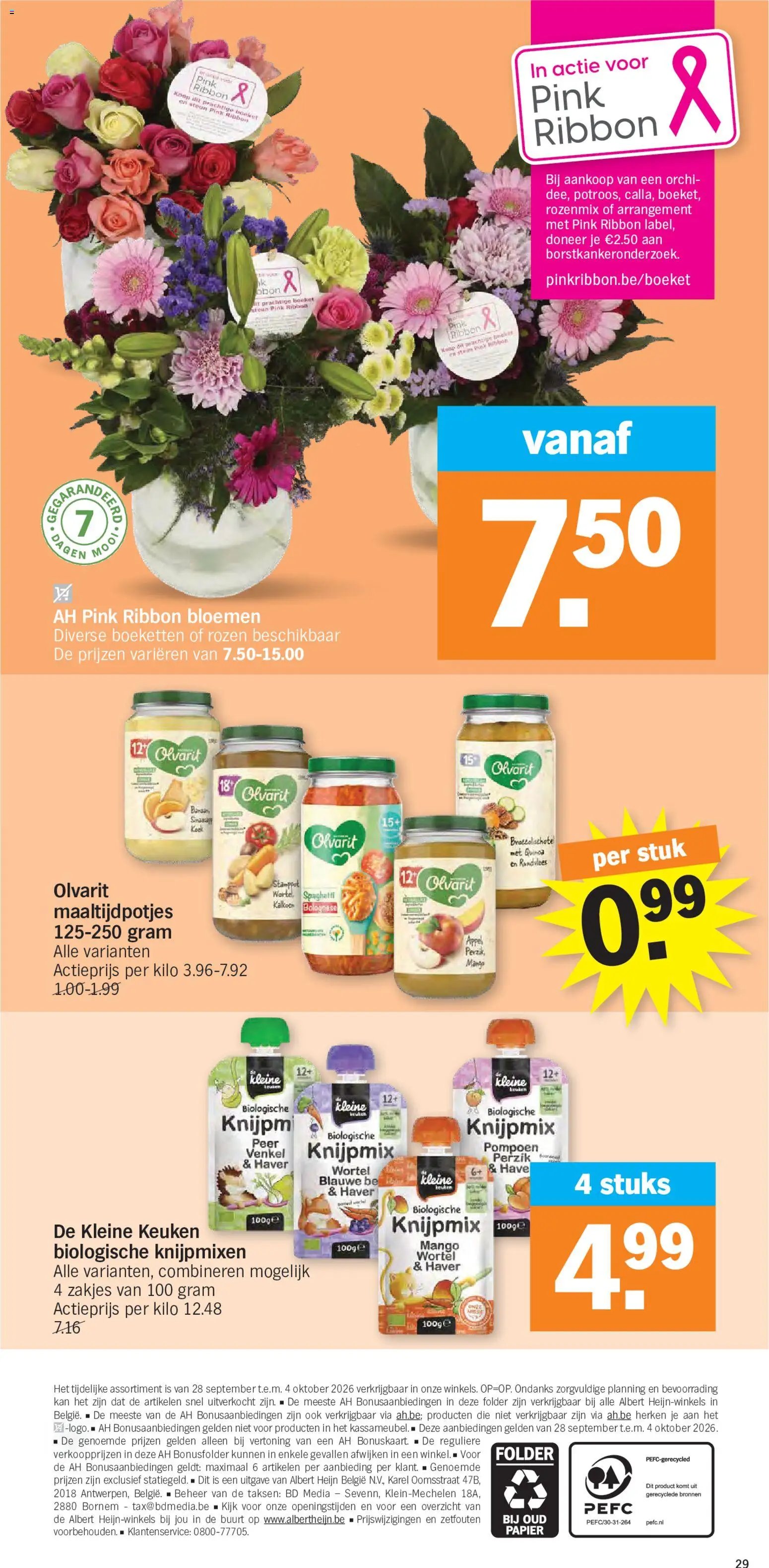 Albert Heijn folder van 28.09.2026 Albert Heijn Folder week / de la semaine 40
