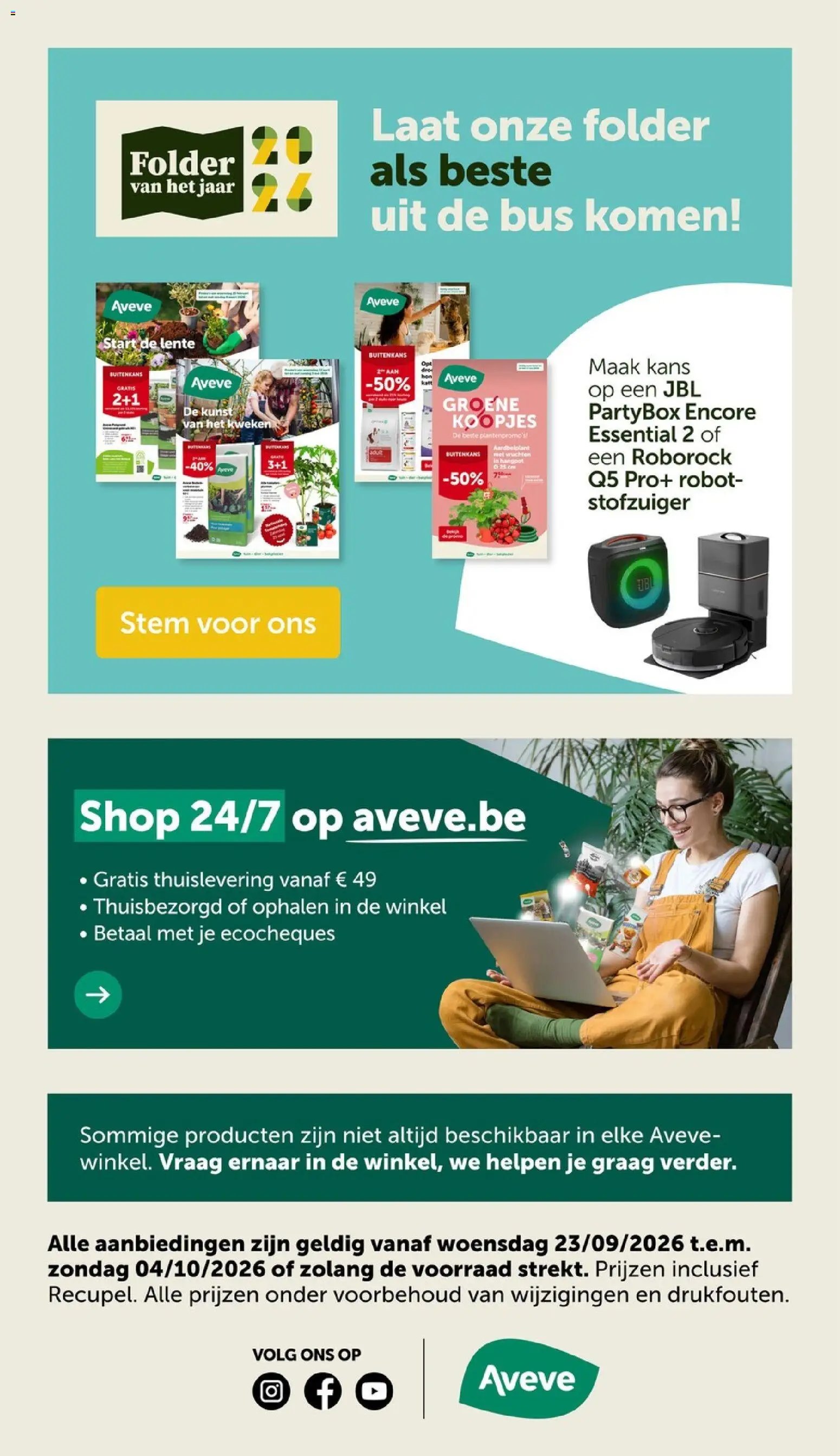 Aveve folder van 23.09.2026 Aveve Folder