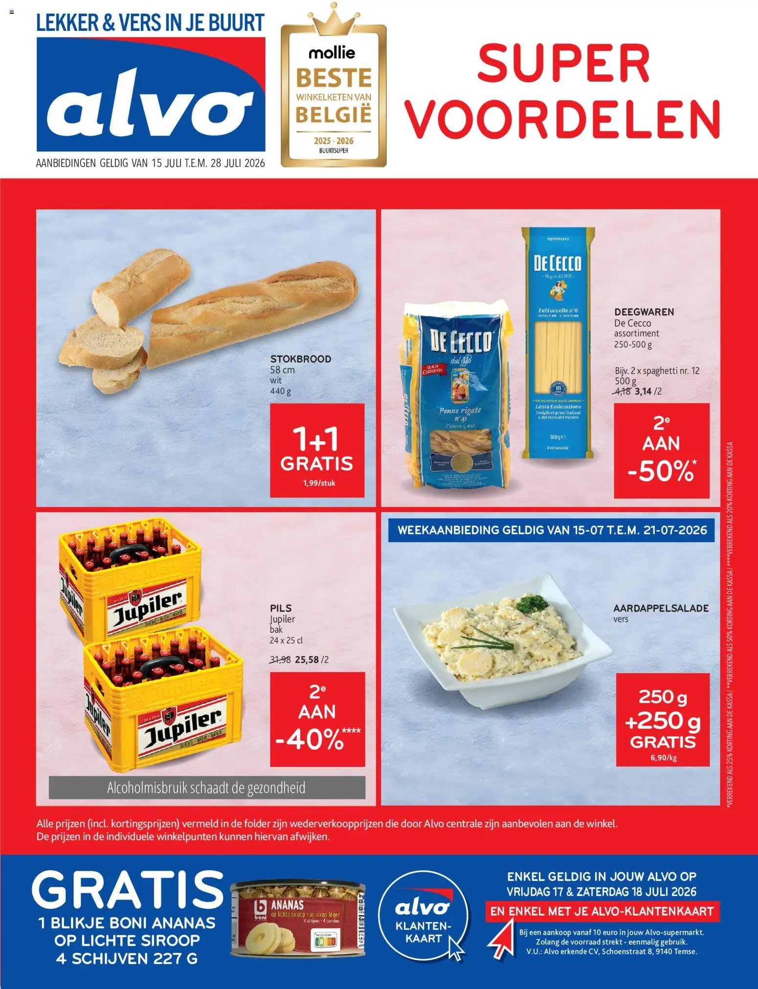 Alvo folder van 15.07.2026 Alvo Folder