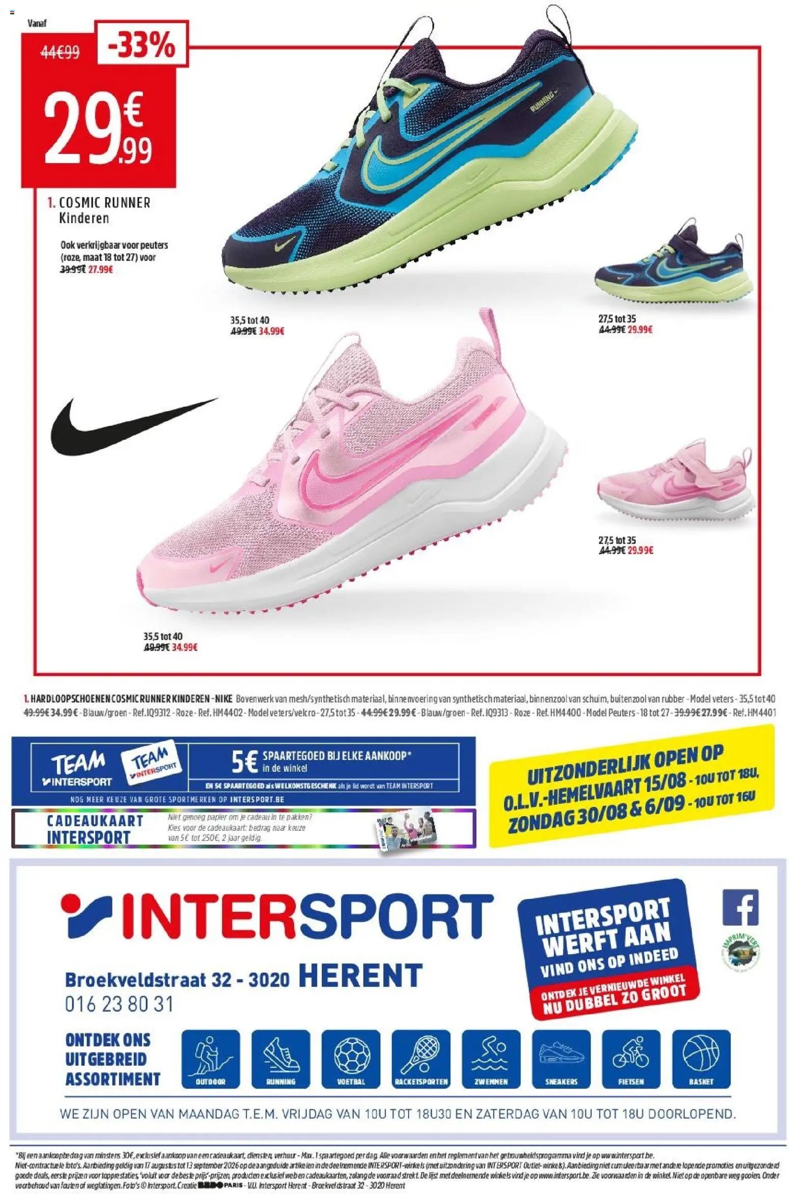 Intersport folder van 17.08.2026 Intersport Folder Herent