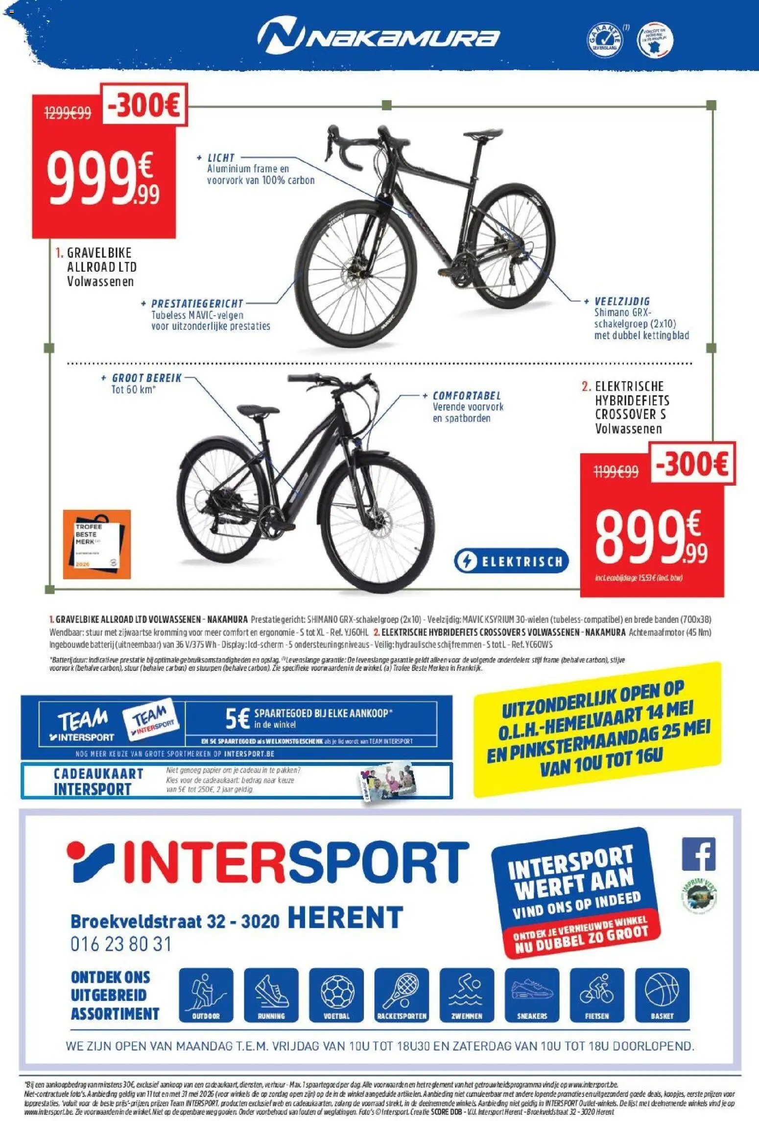 Intersport folder van 11.05.2026 Intersport Folder Herent