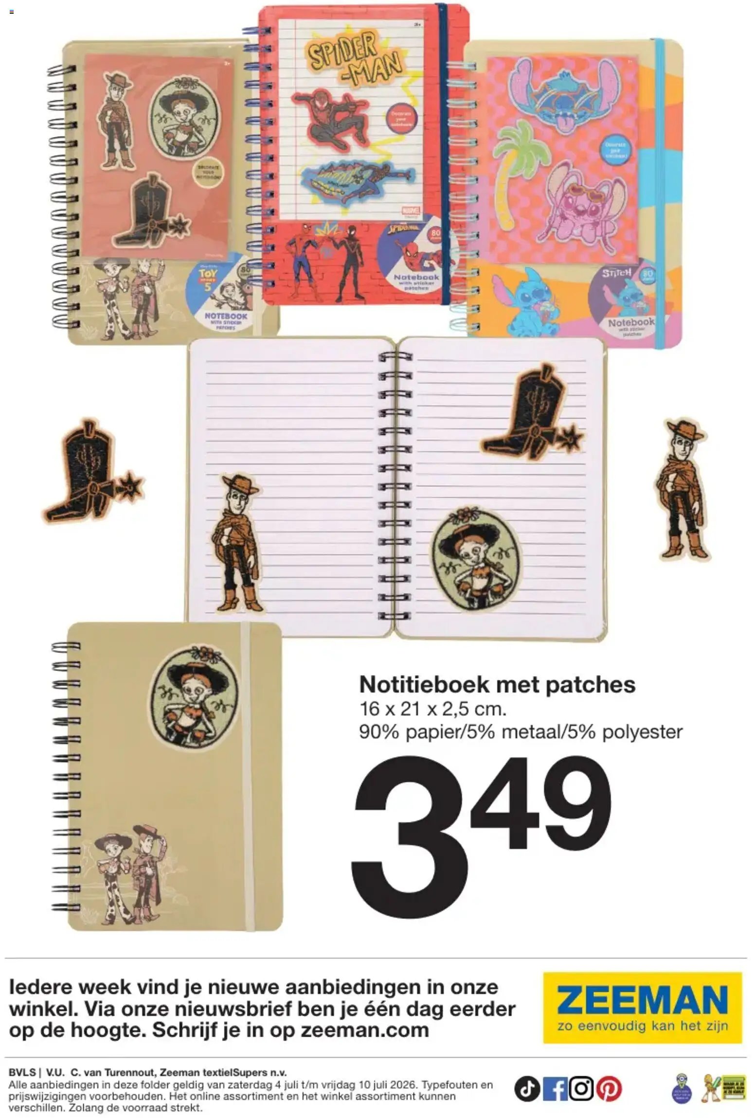 Zeeman catalogue à partir du 04.07.2026 Zeeman Folder