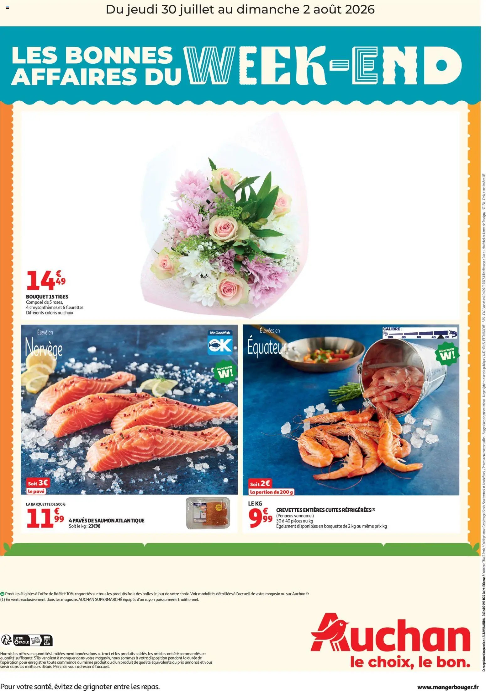 Auchan folder van 30.07.2026 Auchan Les bons plans du week end dans votre super !