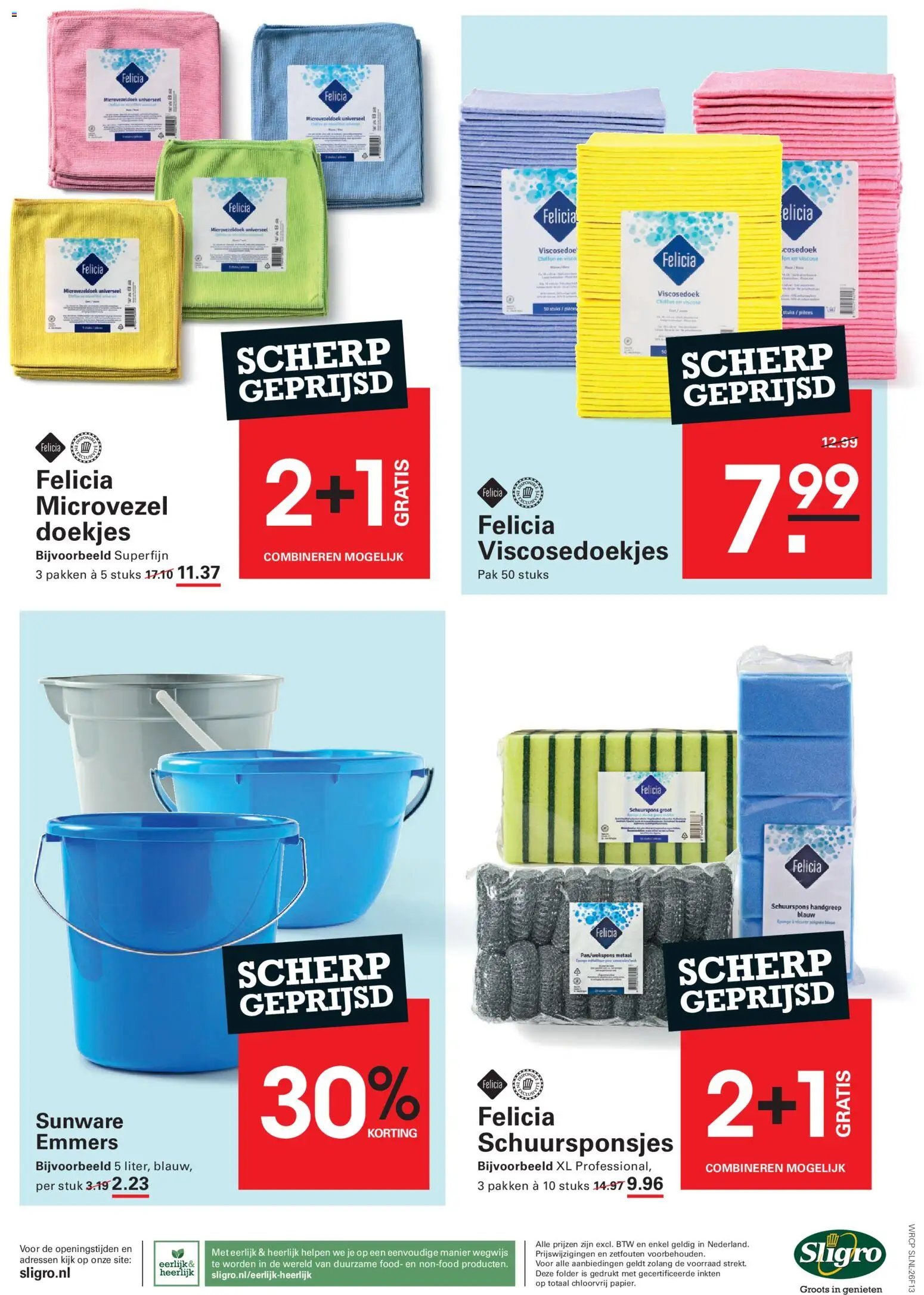 Sligro folder van 24.09.2026 Sligro SCHOON & FRIS Folder
