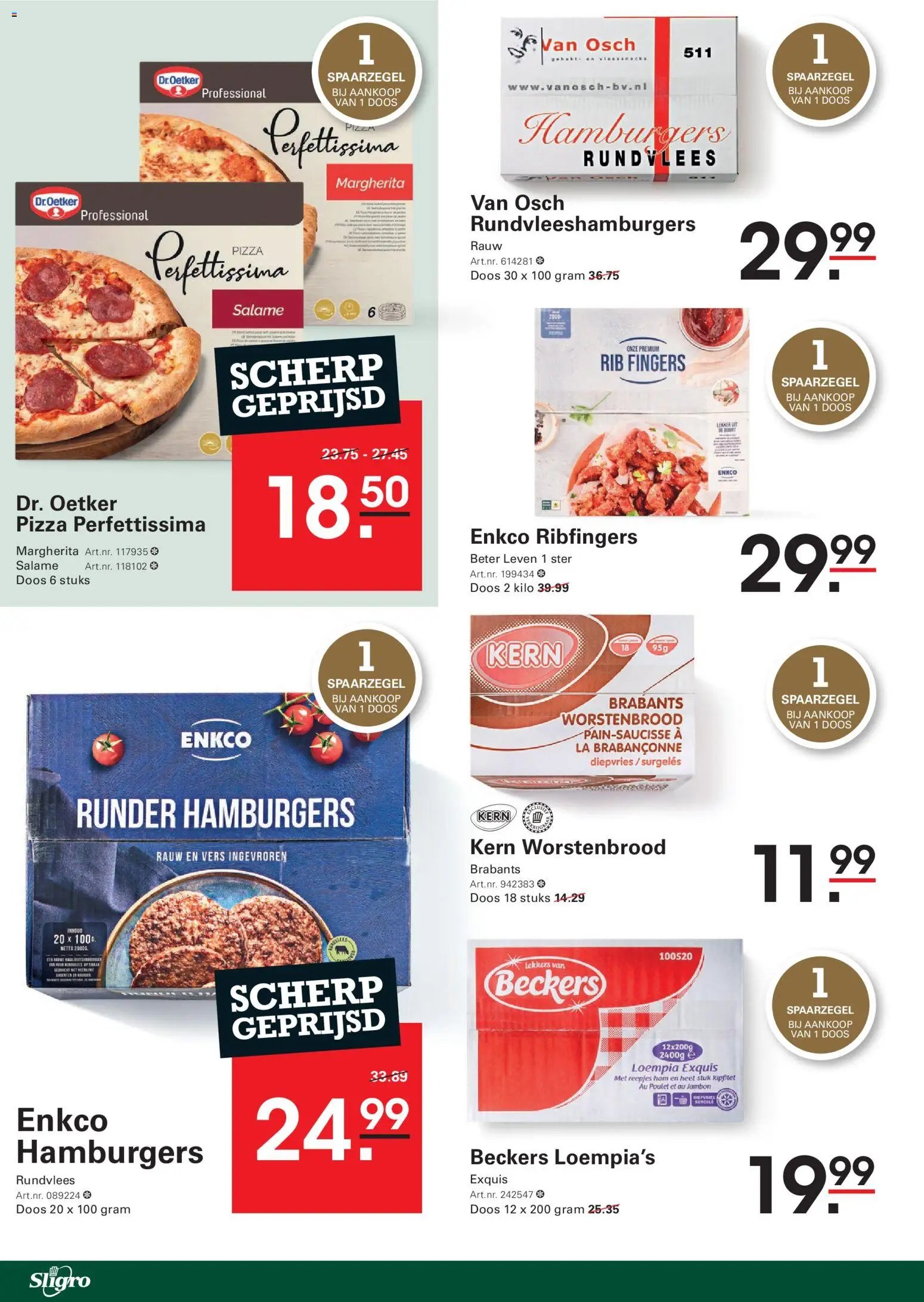 Sligro folder vanaf 29/10/2026